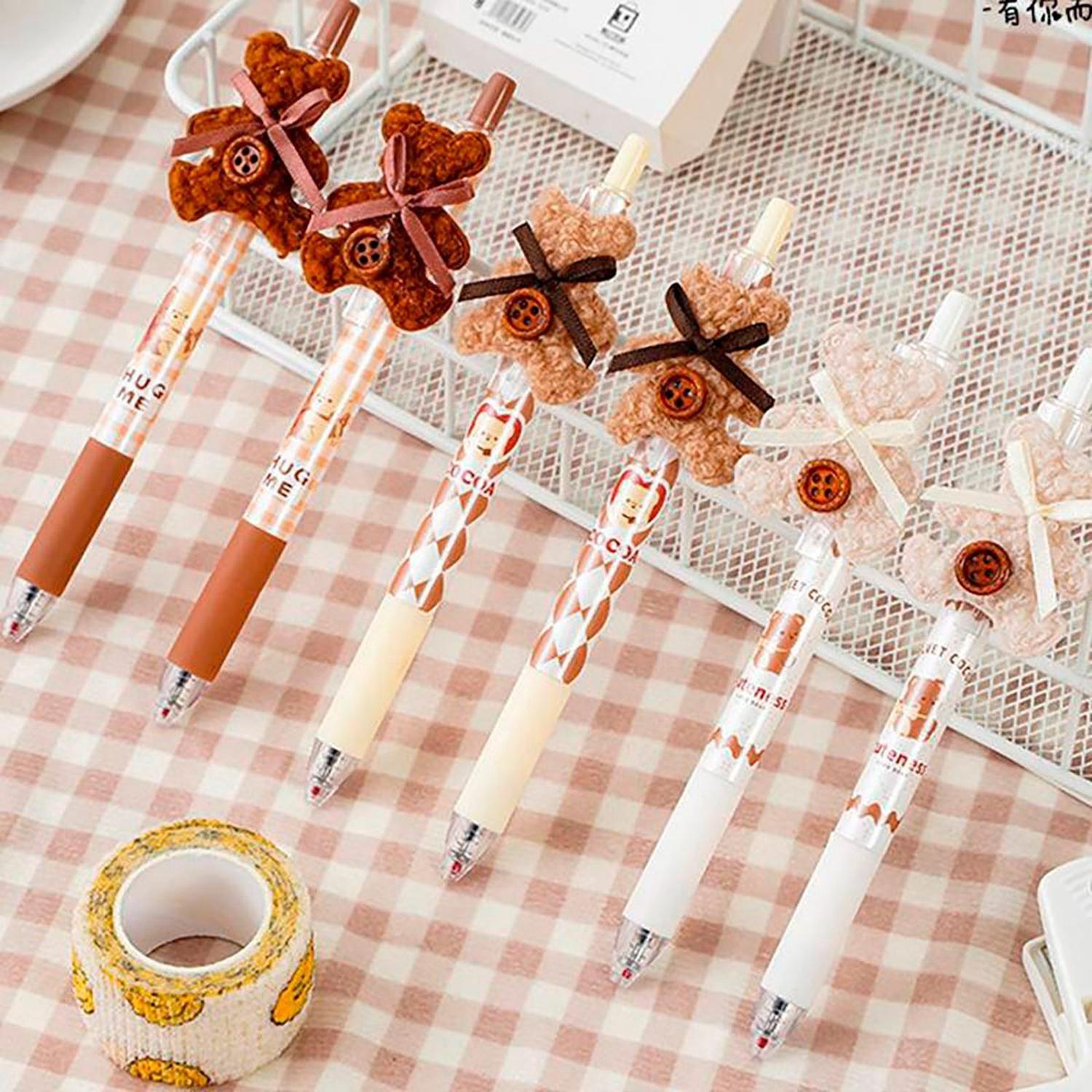 Set 3 Lápices Kawaii Cute Diseño Osito Tierno Amor-3