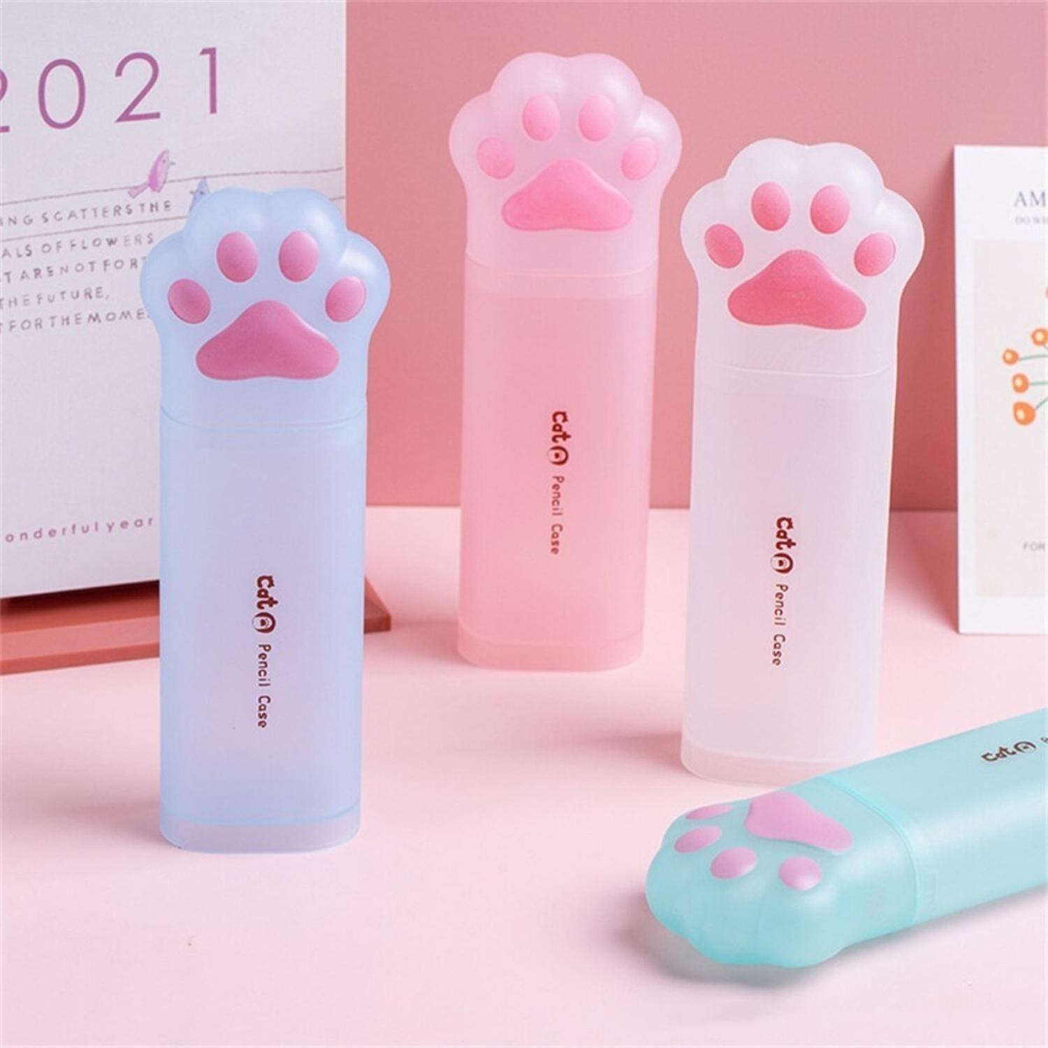 Estuche Lápices Patita De Gato Kawaii Cute Varios Colores-5