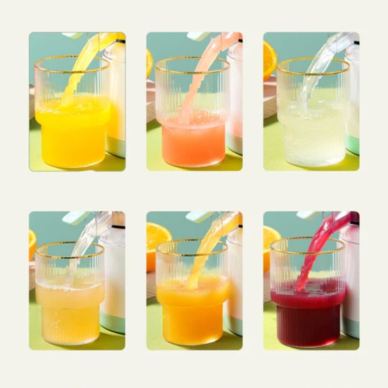 Exprimidor Eléctrico De Frutas Portátil Recargable Jugos-3