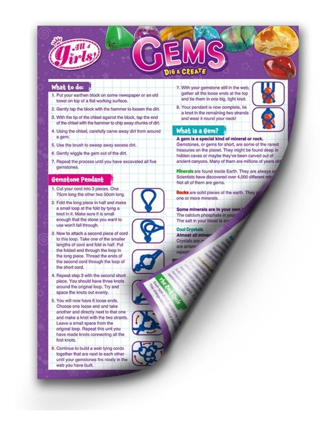 Kit Excavación Gemas Misteriosas Juguete Didáctico Educativo-5