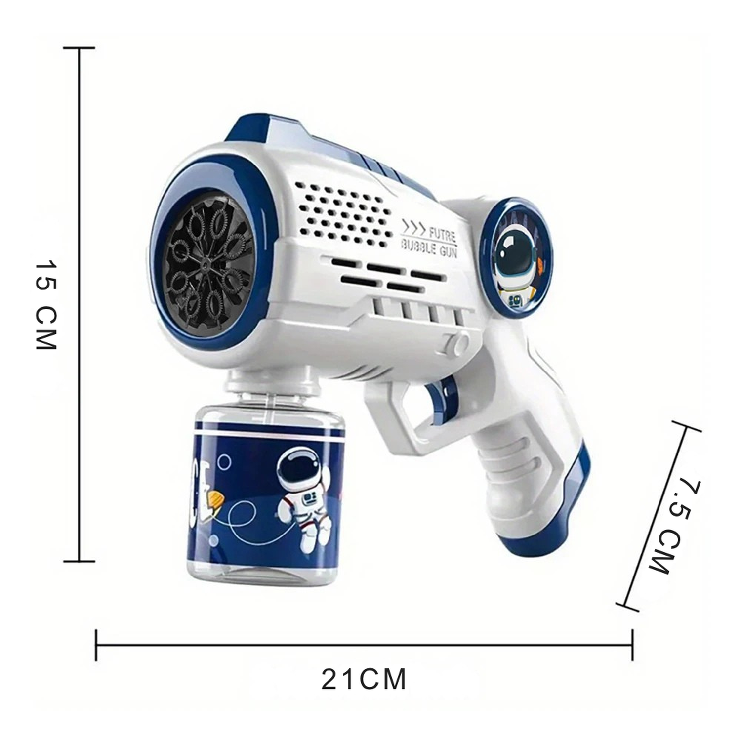Pistola de Burbujas Automatica Diseño Astronauta Infantil-4