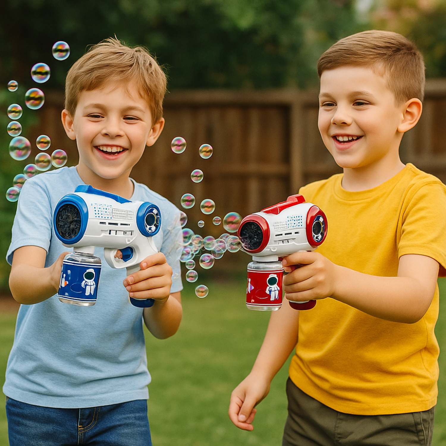 Pistola de Burbujas Automatica Diseño Astronauta Infantil-5