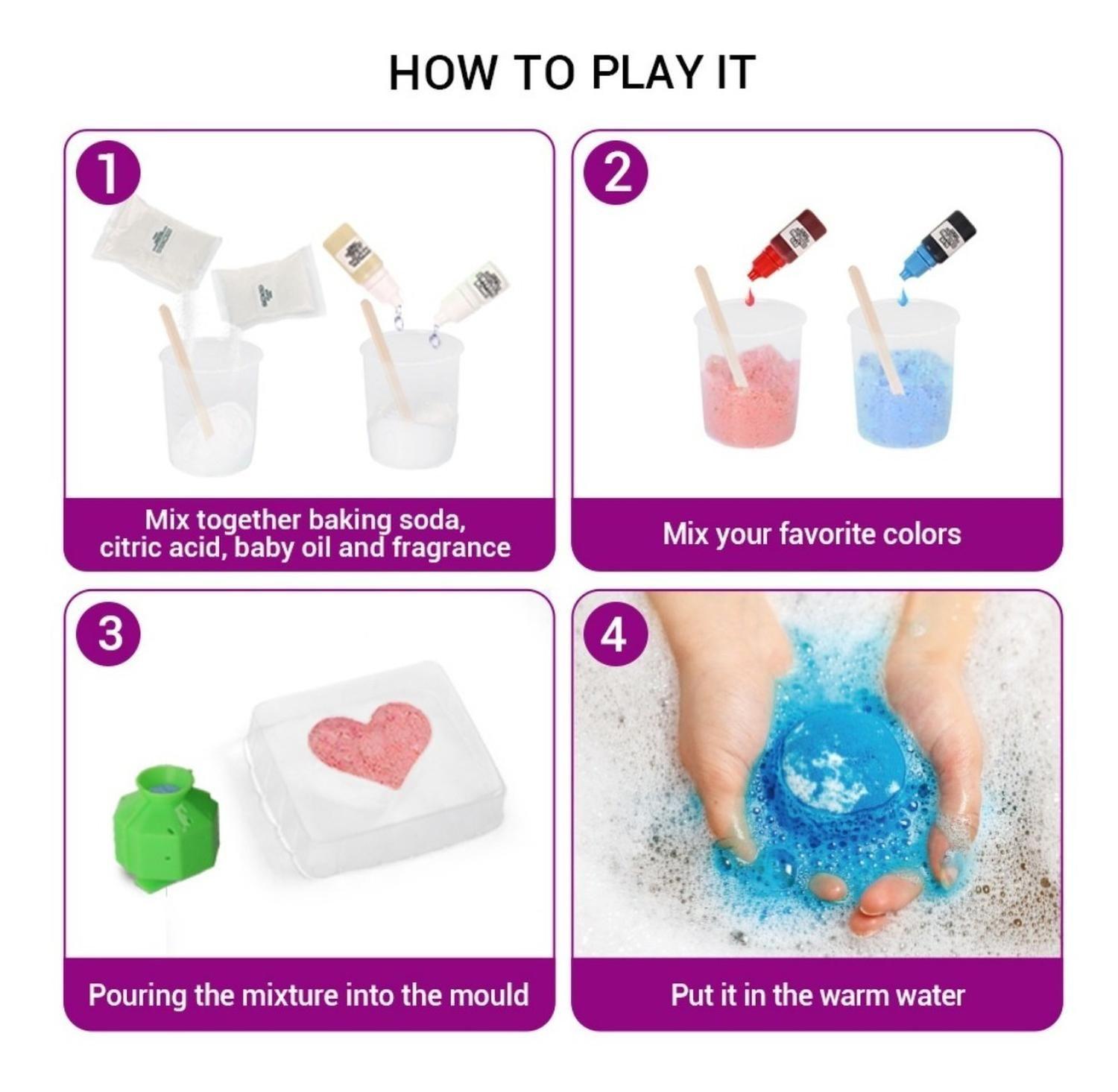 Kit Crea Bombas De Baño Juguete Didáctico Educativo-2
