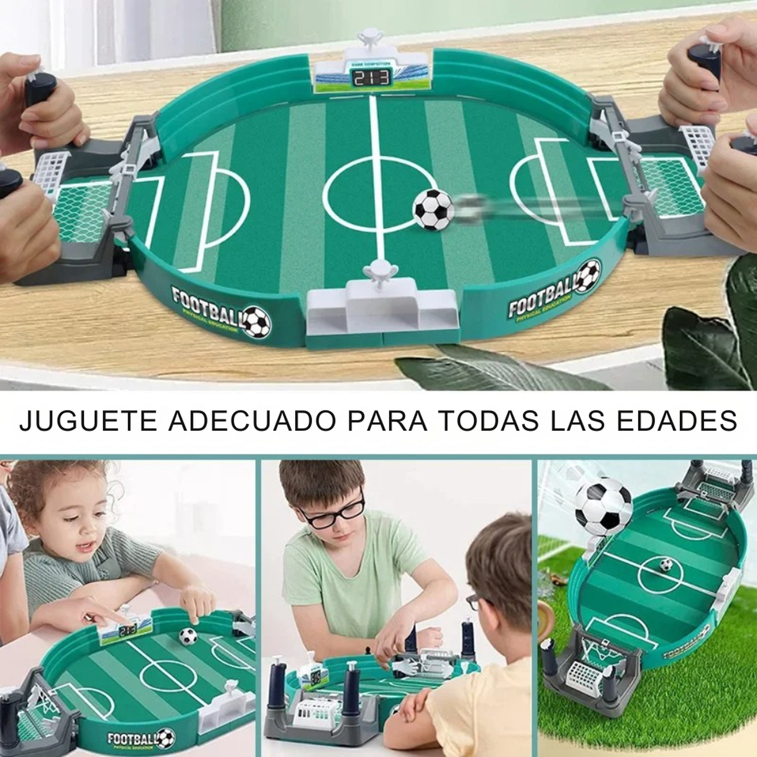 Futbolito De Mesa Infantil Juego Portatil De Futbol Juguete-5