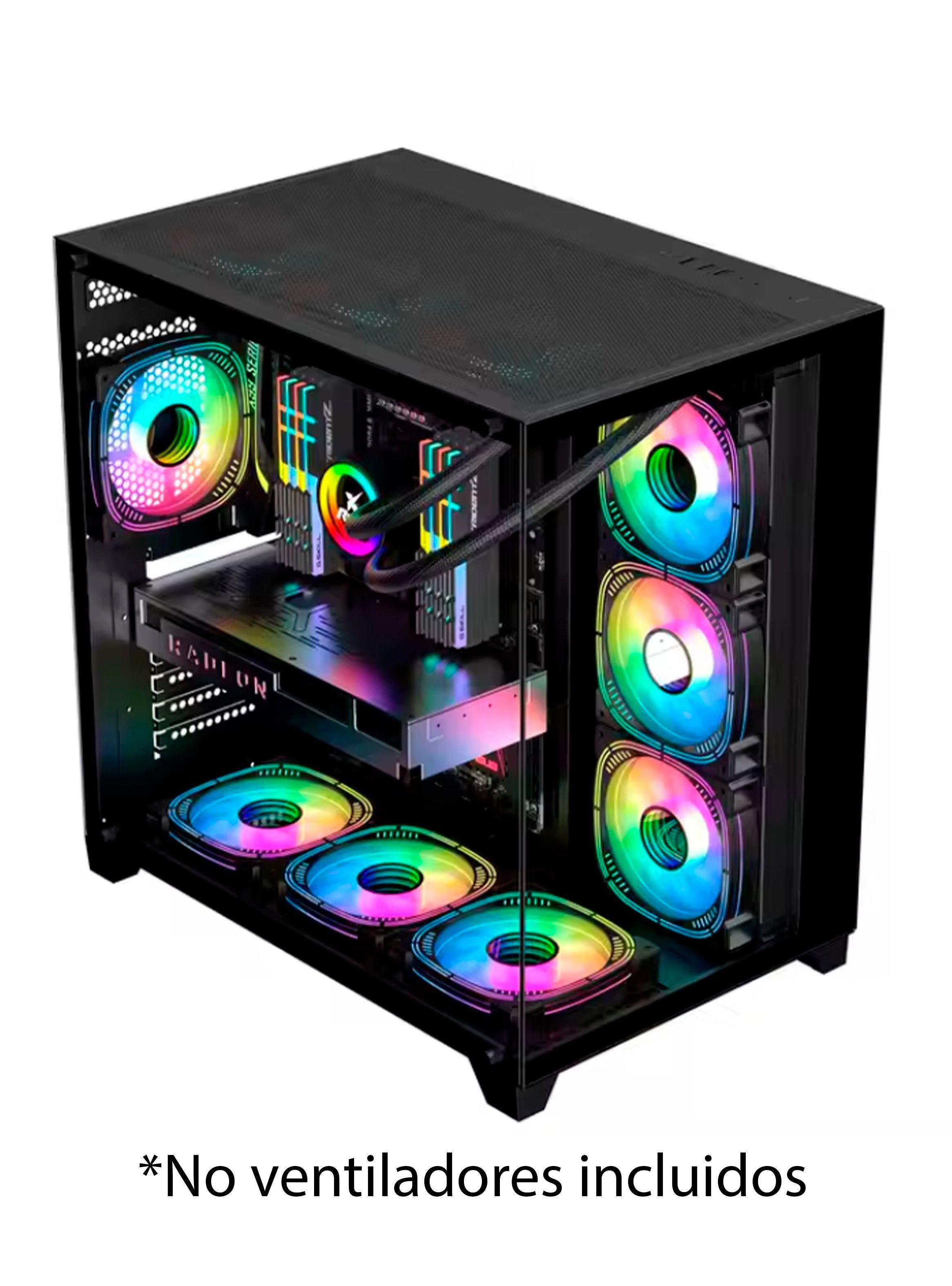 Gabinete Dinamico Gamer ATX Negro-0