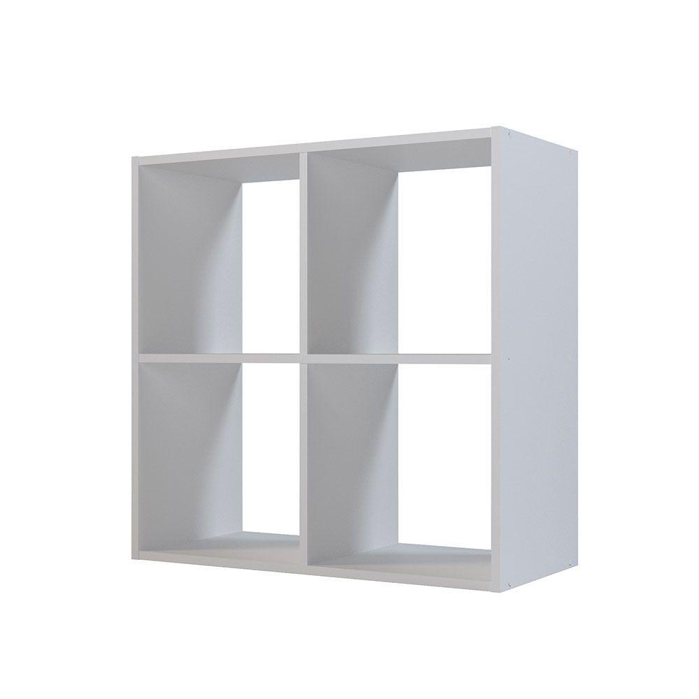 Estante Modular 2x2 Hyggesign 33 x 72 x 72cm. Color Blanco-1