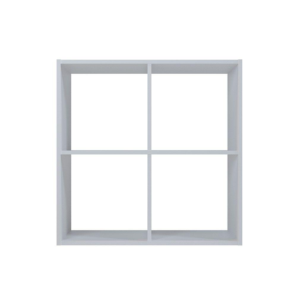 Estante Modular 2x2 Hyggesign 33 x 72 x 72cm. Color Blanco-3