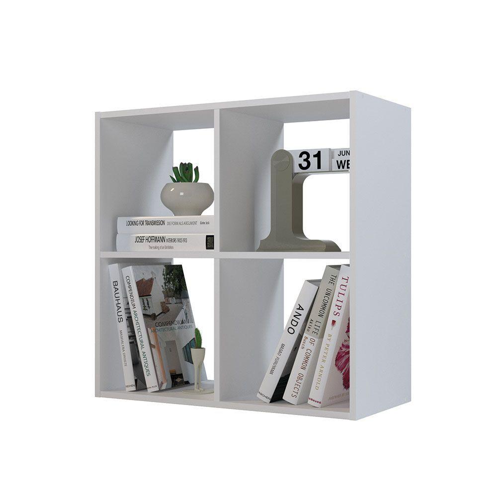Estante Modular 2x2 Hyggesign 33 x 72 x 72cm. Color Blanco-2