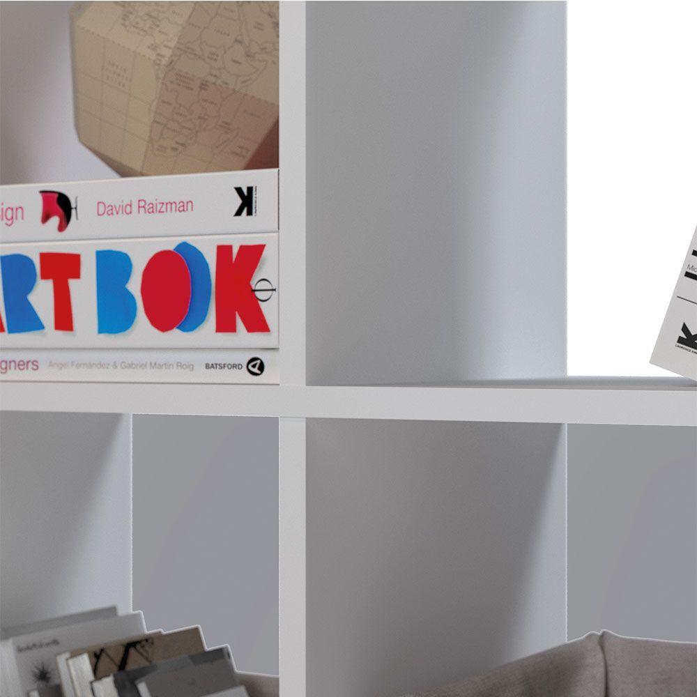 Estante Modular 4x2 Hyggesign 33 x 142 x 72cm. Color Blanco-5