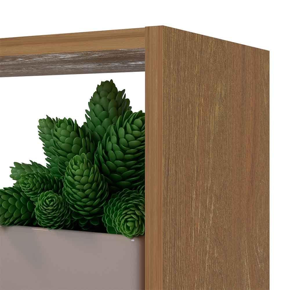 Repisa CUBO DOBLE Silcosil 56x22x28cm. Color Madera-3