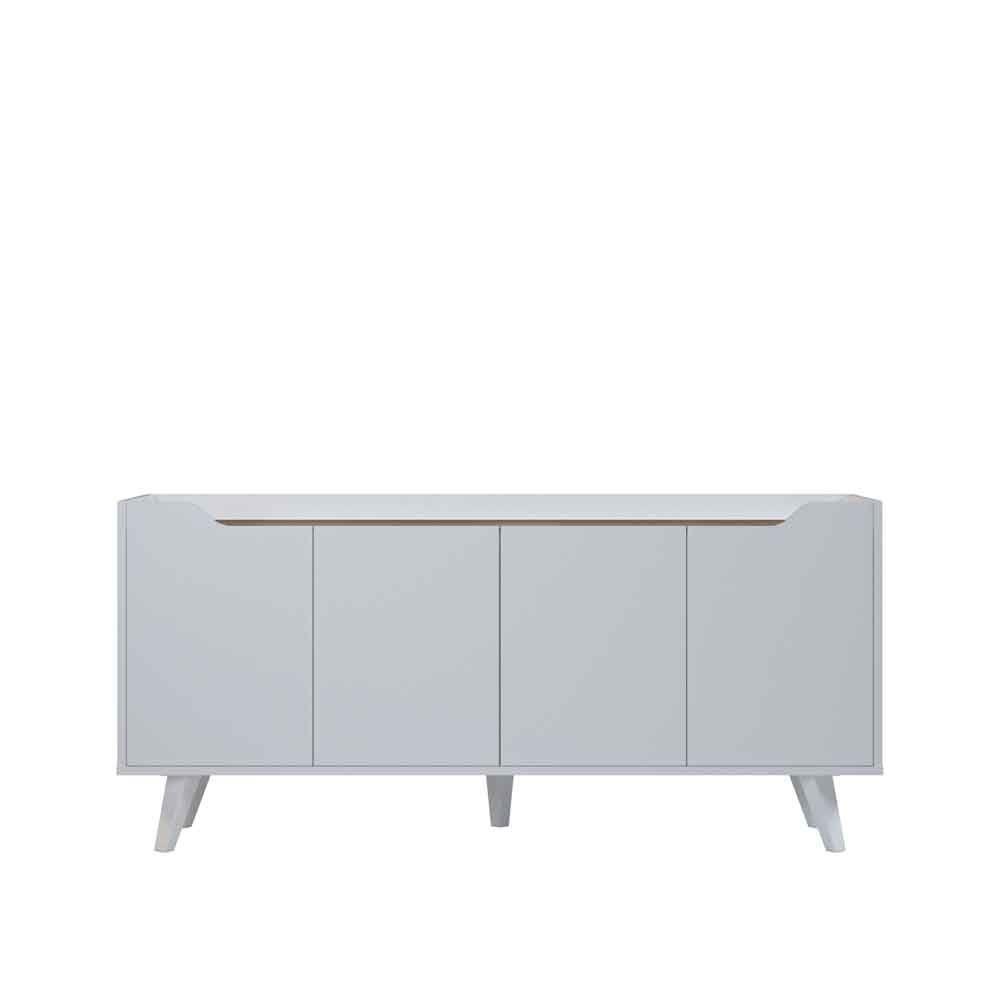 Rack UBBE Hyggesign 140 x 65 x 35cm. Color Madero / Blanco-0