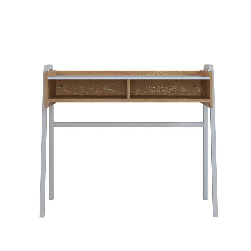 Escritorio Ámsterdam Hyggesign 100 x 86 x 42cm. Color Madera / Blanco-3
