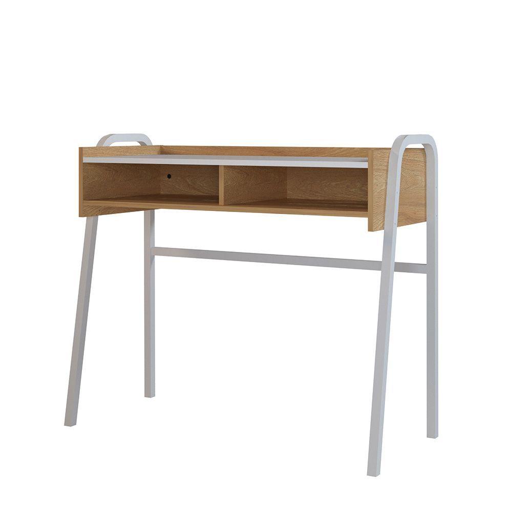 Escritorio Ámsterdam Hyggesign 100 x 86 x 42cm. Color Madera / Blanco-2