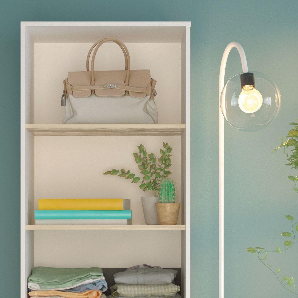 CLOSET MOOD 4R 56x47x178 cm BLANCO/MADERA-5