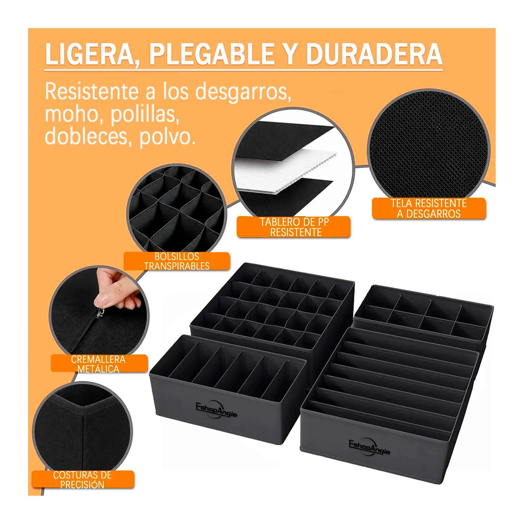 Set De Organizadores De Cajones Ropa Interior Plegable X4-1