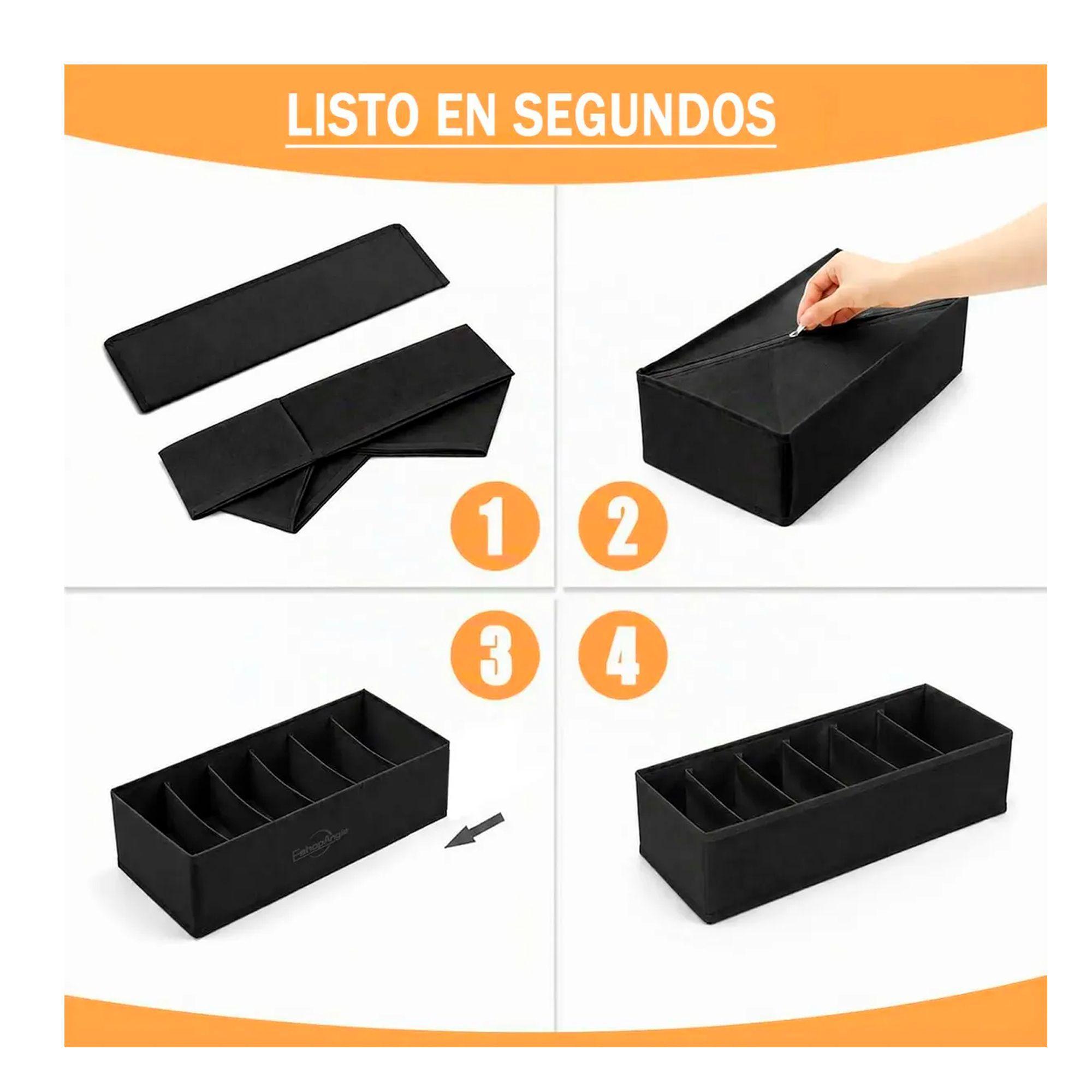 Set De Organizadores De Cajones Ropa Interior Plegable X4-3