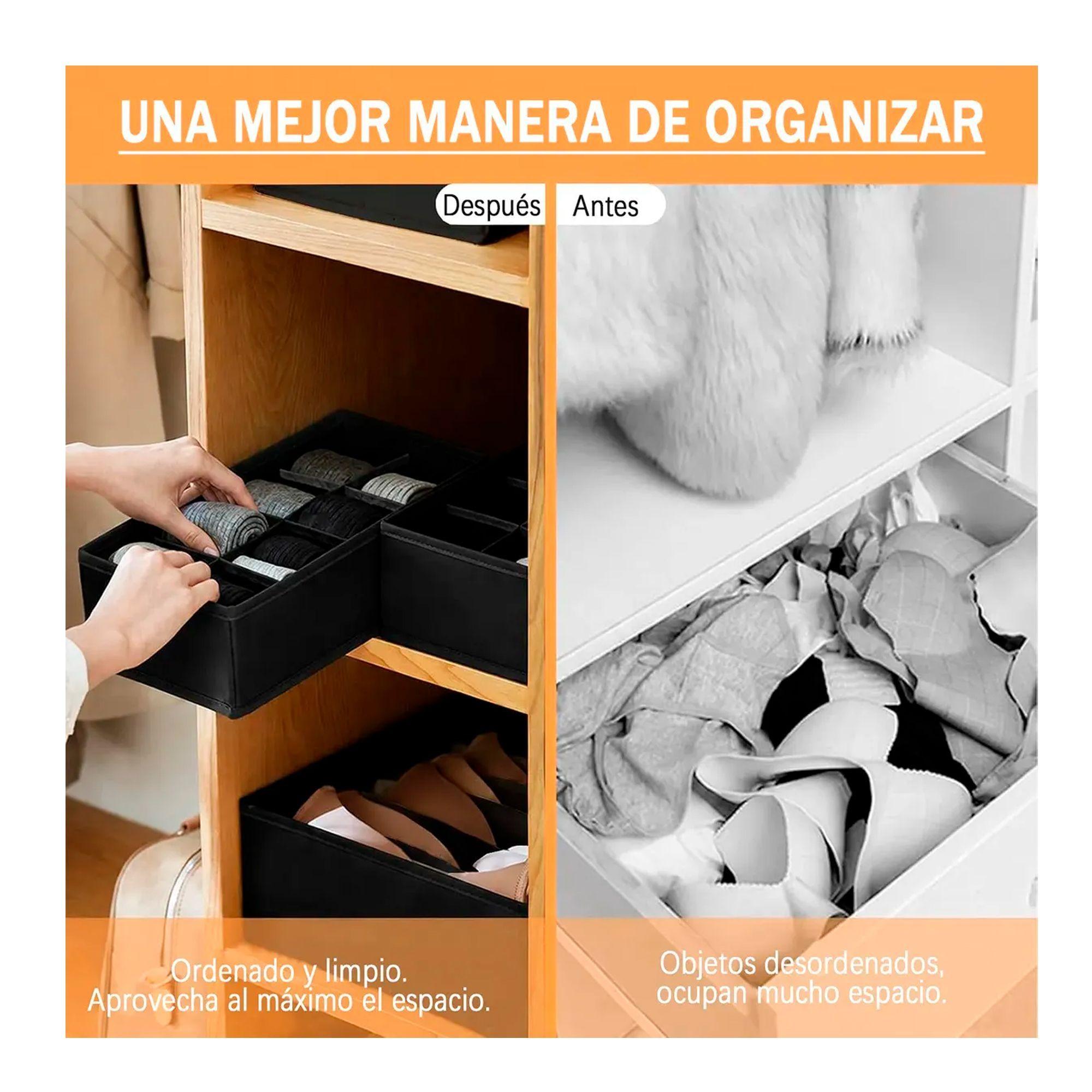 Set De Organizadores De Cajones Ropa Interior Plegable X4-4