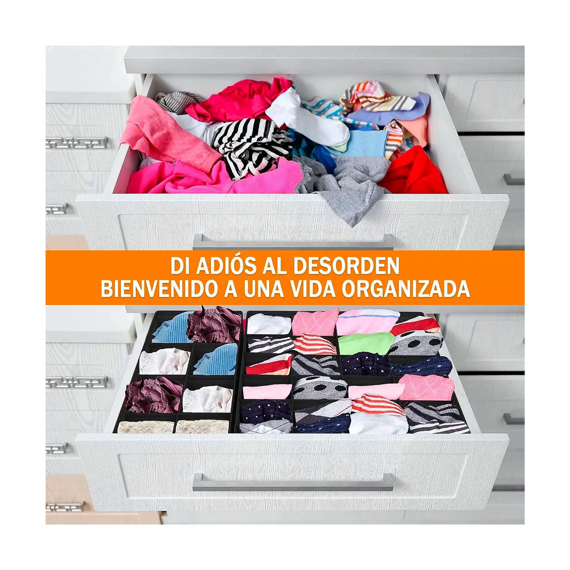 Set De Organizadores De Cajones Ropa Interior Plegable X4-5