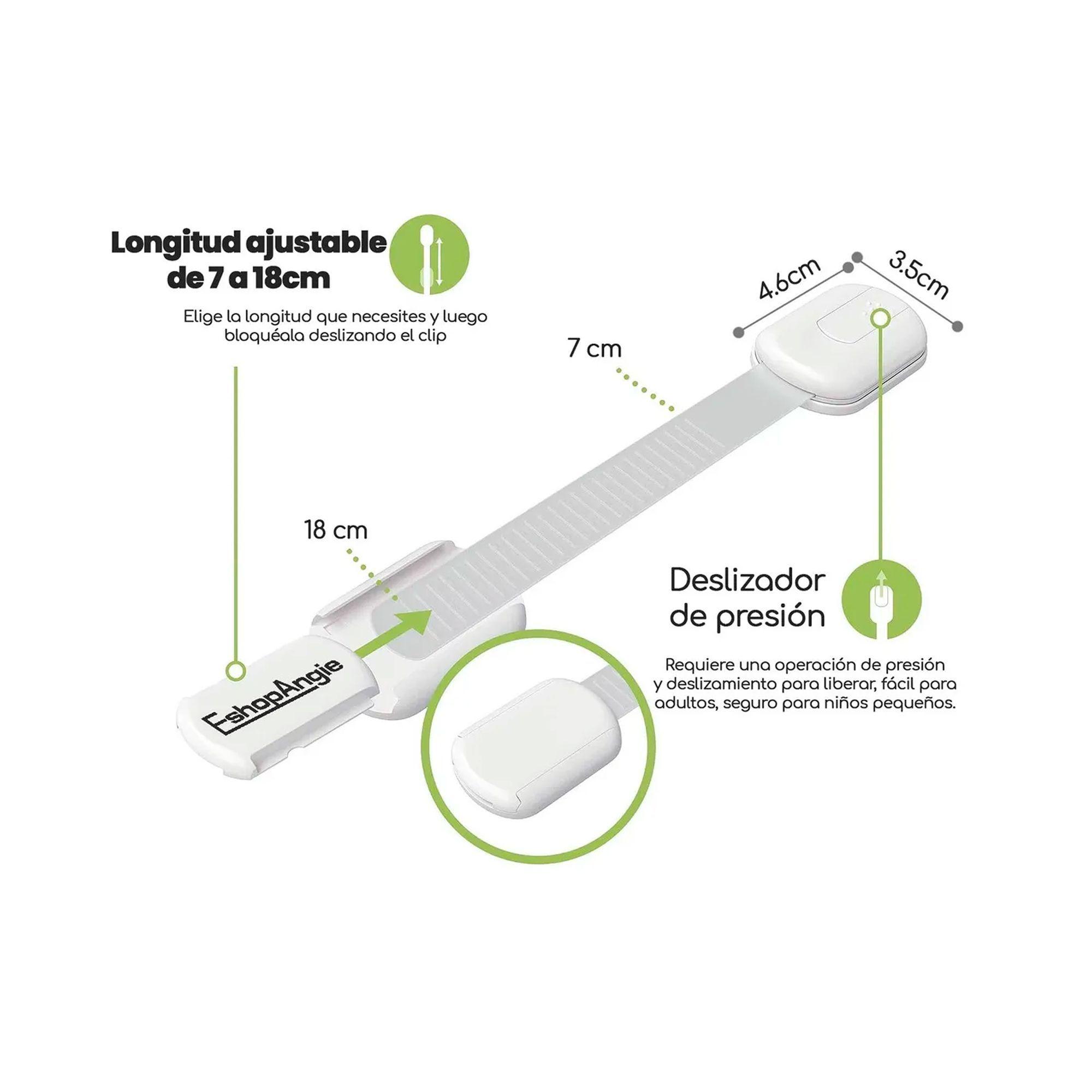 10 Seguros Para Puerta Cajones Refrigerador Bebe Protectores-5