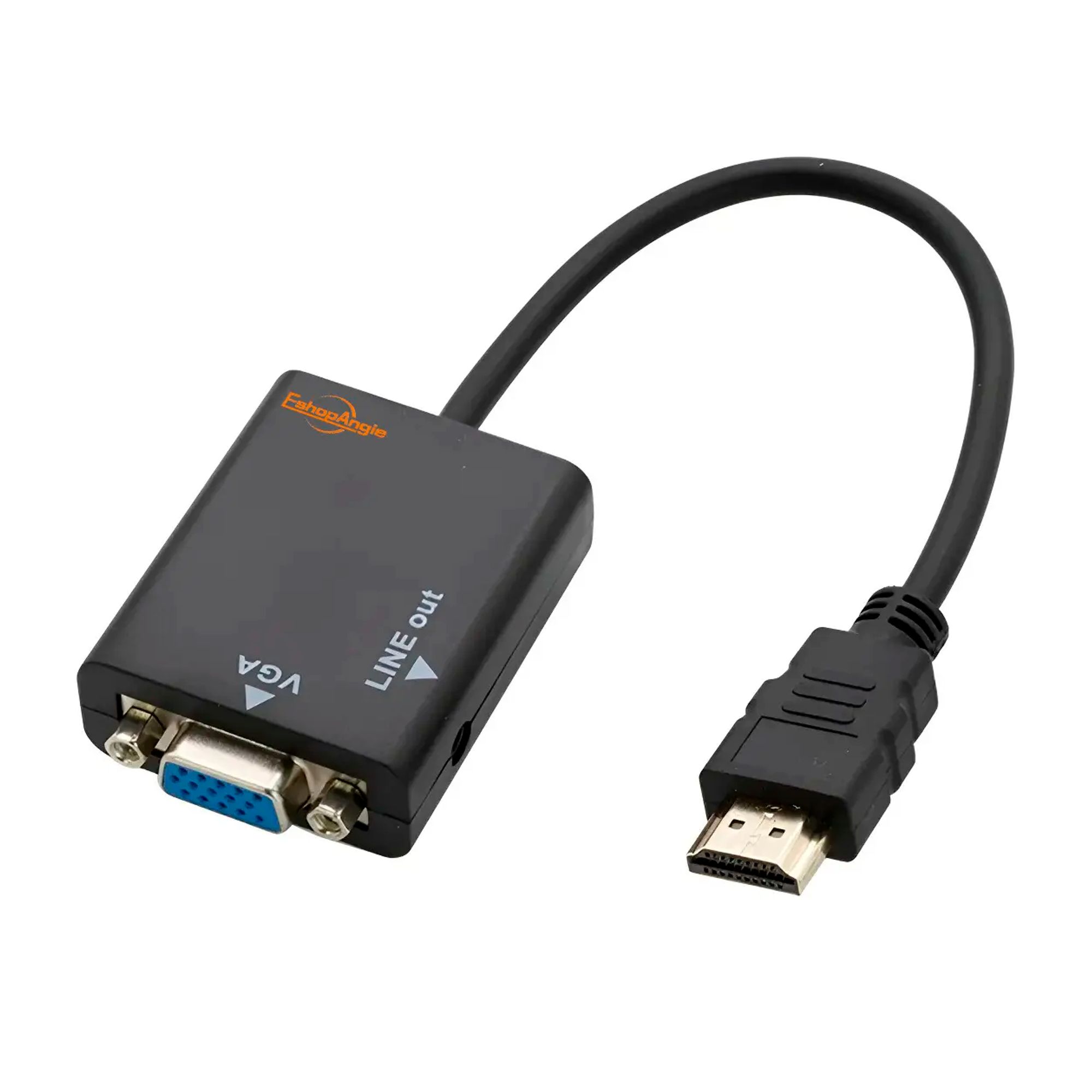 Adaptador Cable De Conversión Hdmi A Vga +Audio Hd-2