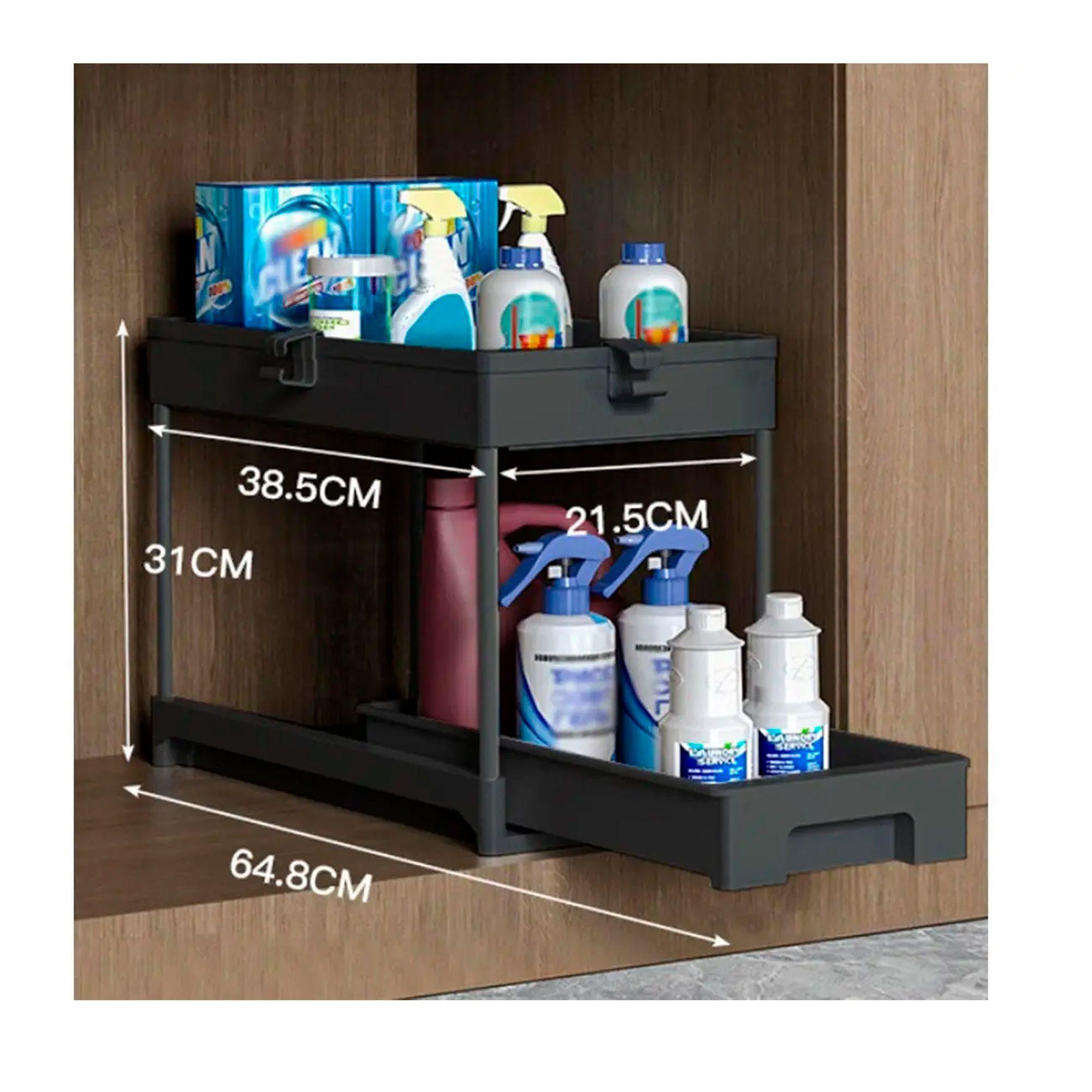 Organizador Multifuncional De Cocina Bano Estante Deslizante-4