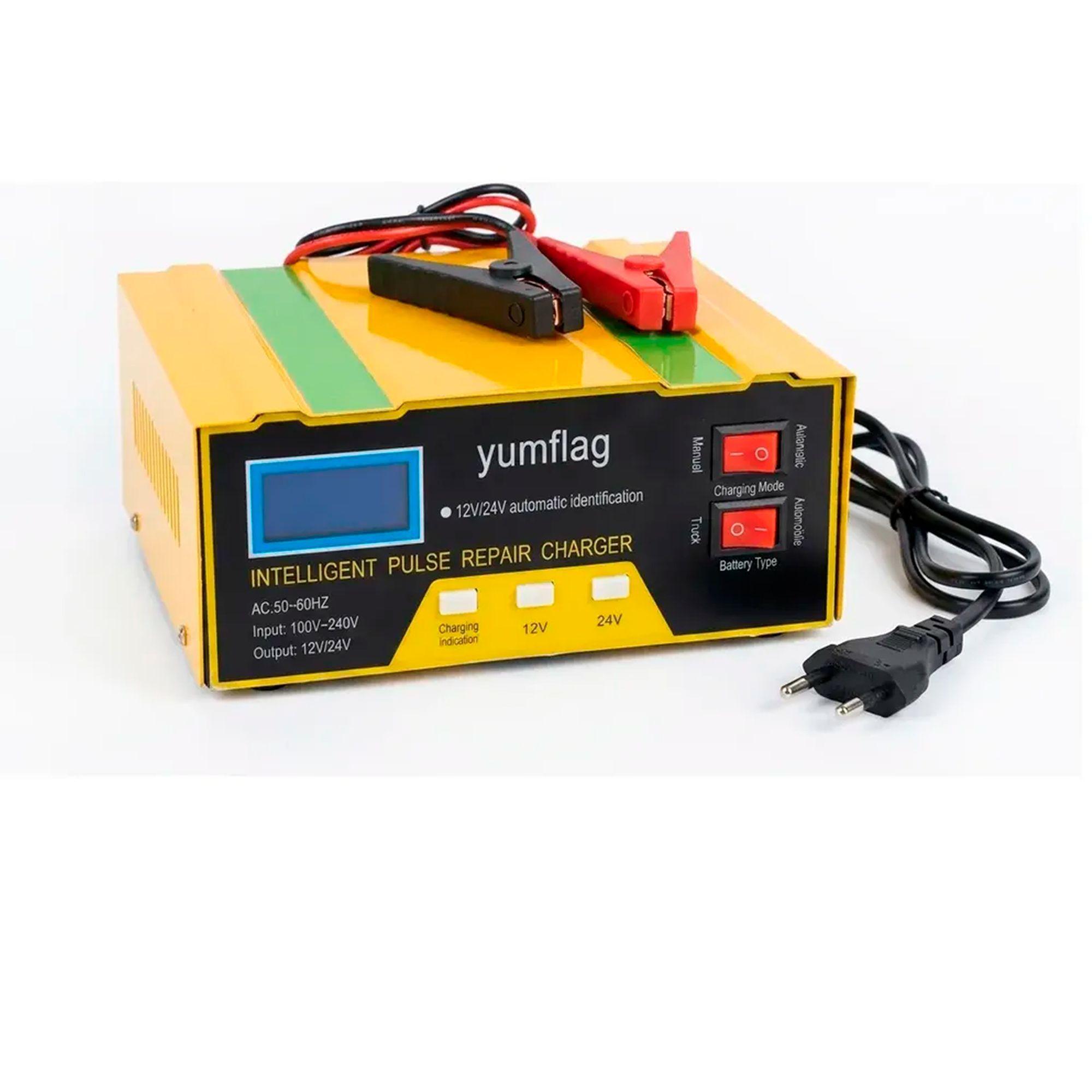Cargador De Baterias Auto Camion Inteligente 12v 24v 200ah-0