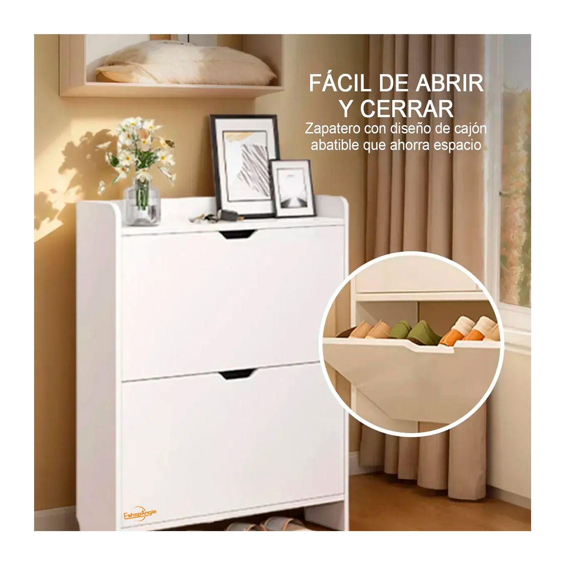 Zapatero Mueble Cajonera Organizador Para Zapatos 2 Niveles-3