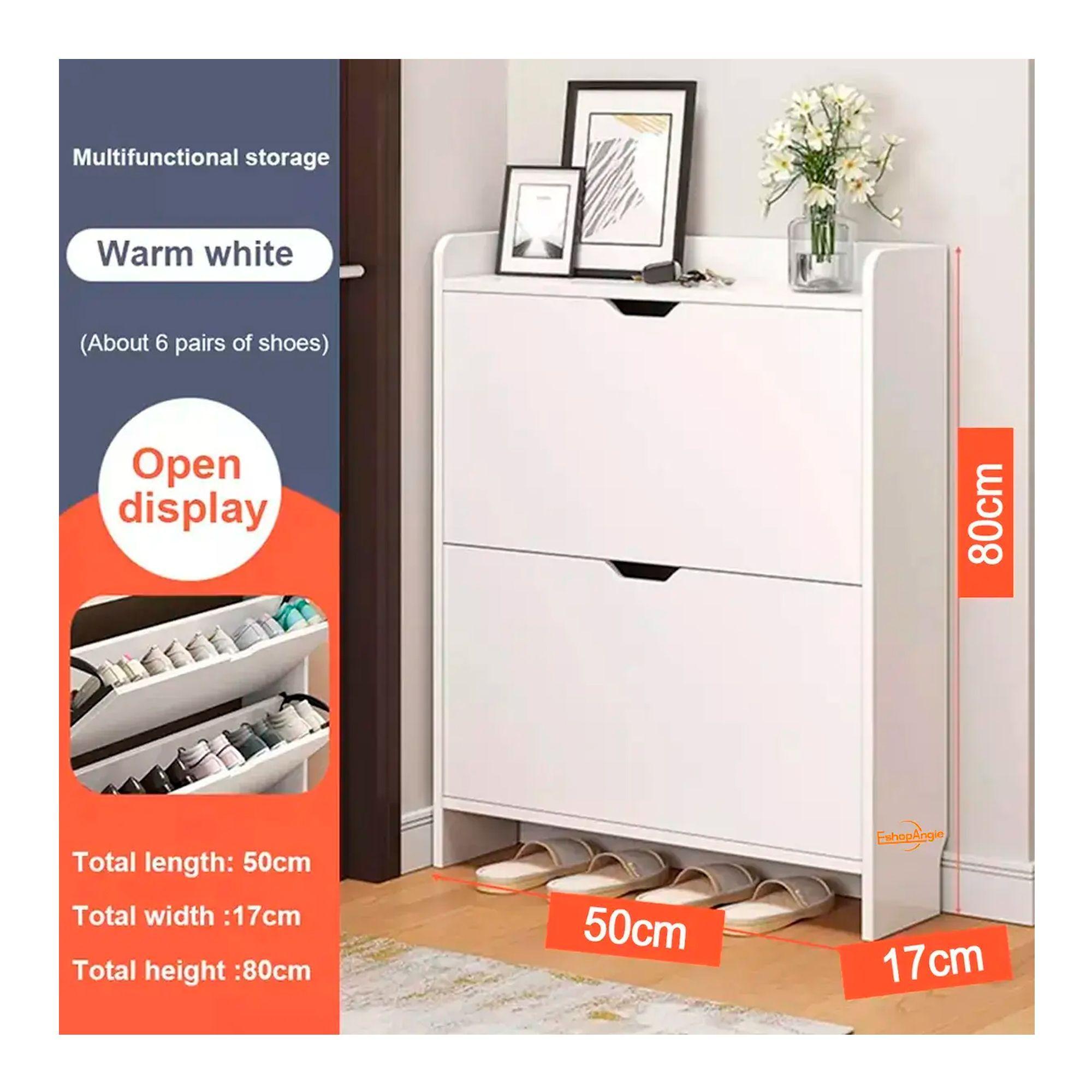 Zapatero Mueble Cajonera Organizador Para Zapatos 2 Niveles-4