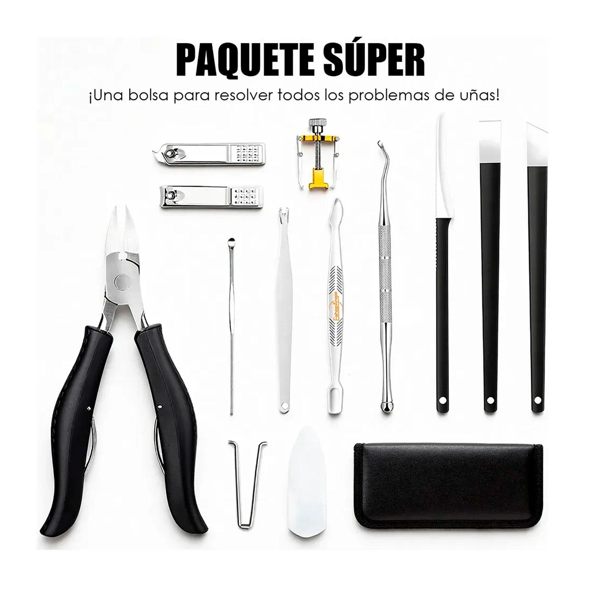 Set 11 Piezas Juego Herramientas Para Uñas De Manos Y Pies-4