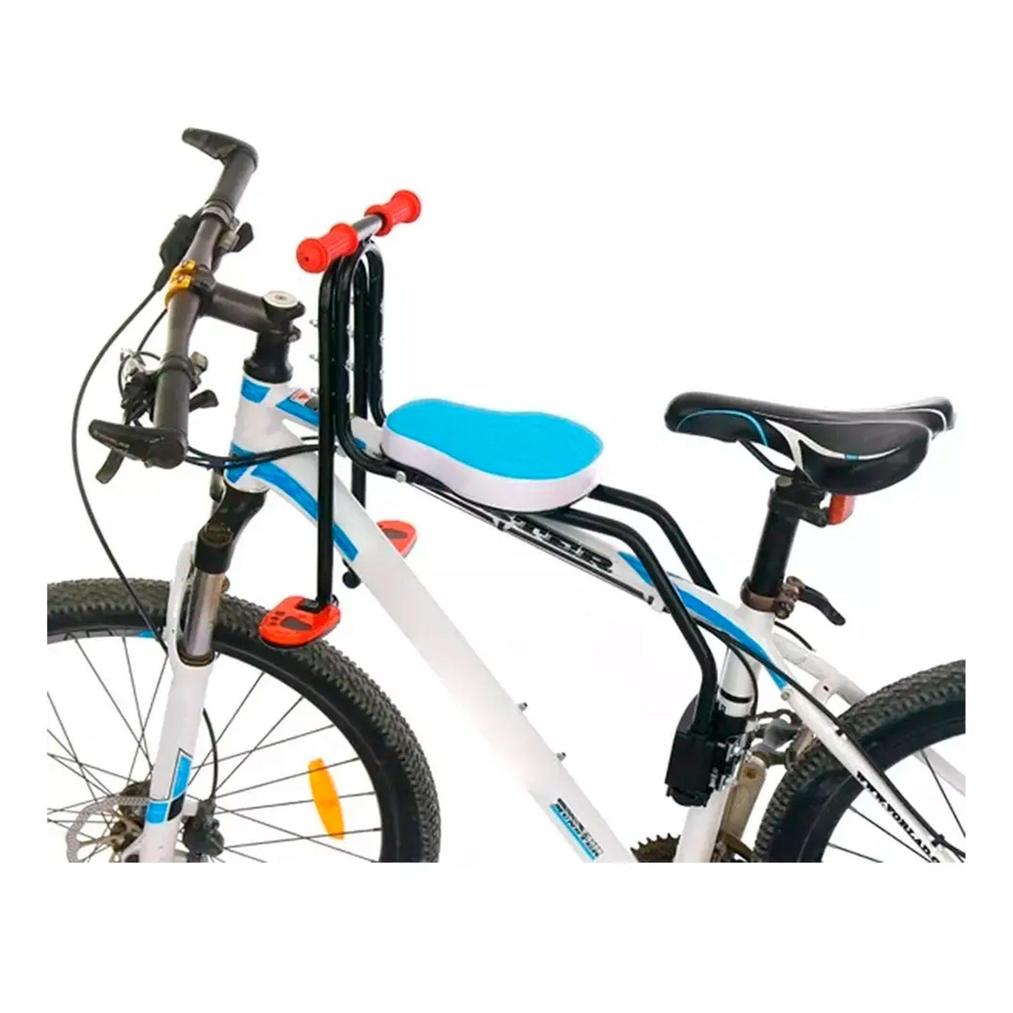 Silla Soporte Asiento Delantero Ni os Porta Bebe Bicicleta-6