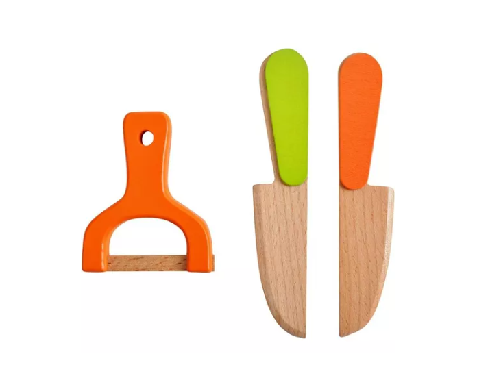 Set De Frutas Y Verduras De Madera Juguete Didáctico 17pzs-2