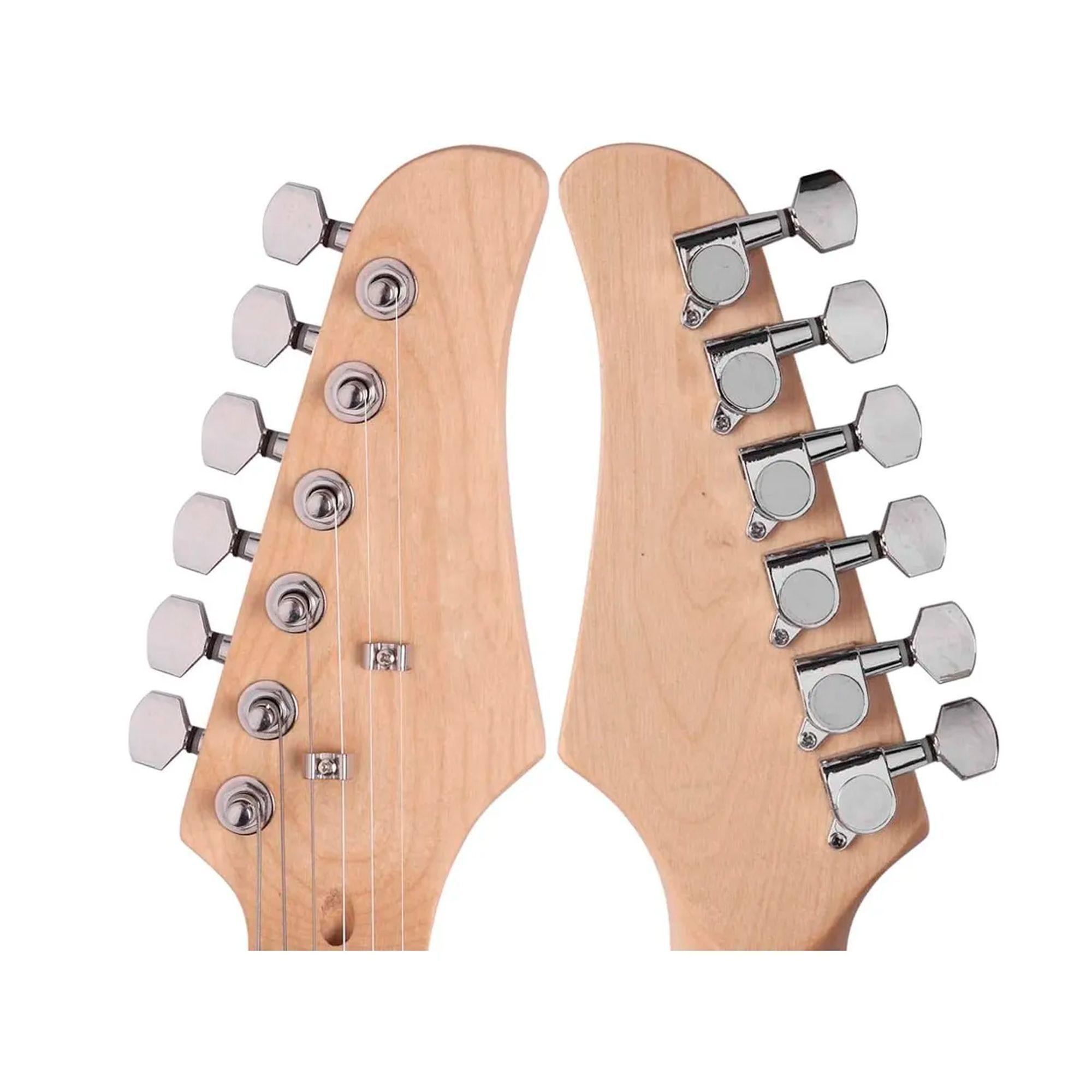 Guitarra Electrica Stratocaster Amplificador Y Accesorios-3