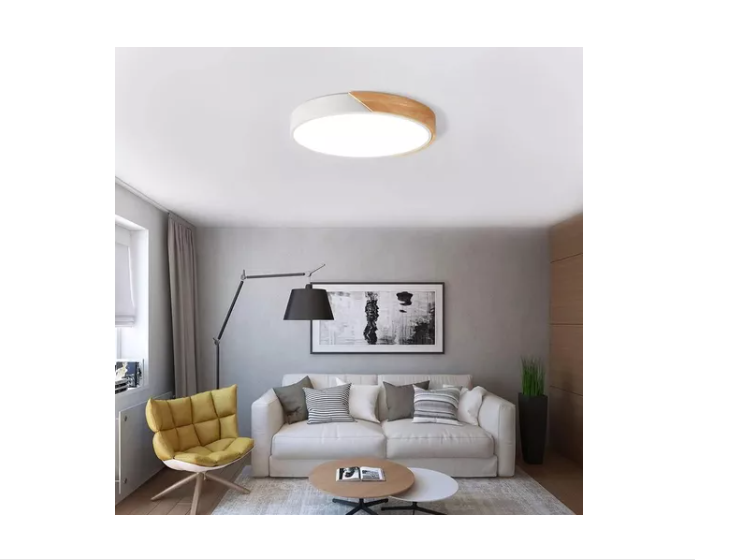 Moderna Lampara Led De Techo Con Montejo Empotrado-3