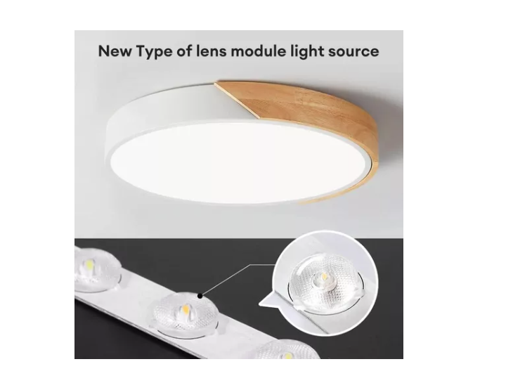 Moderna Lampara Led De Techo Con Montejo Empotrado-4