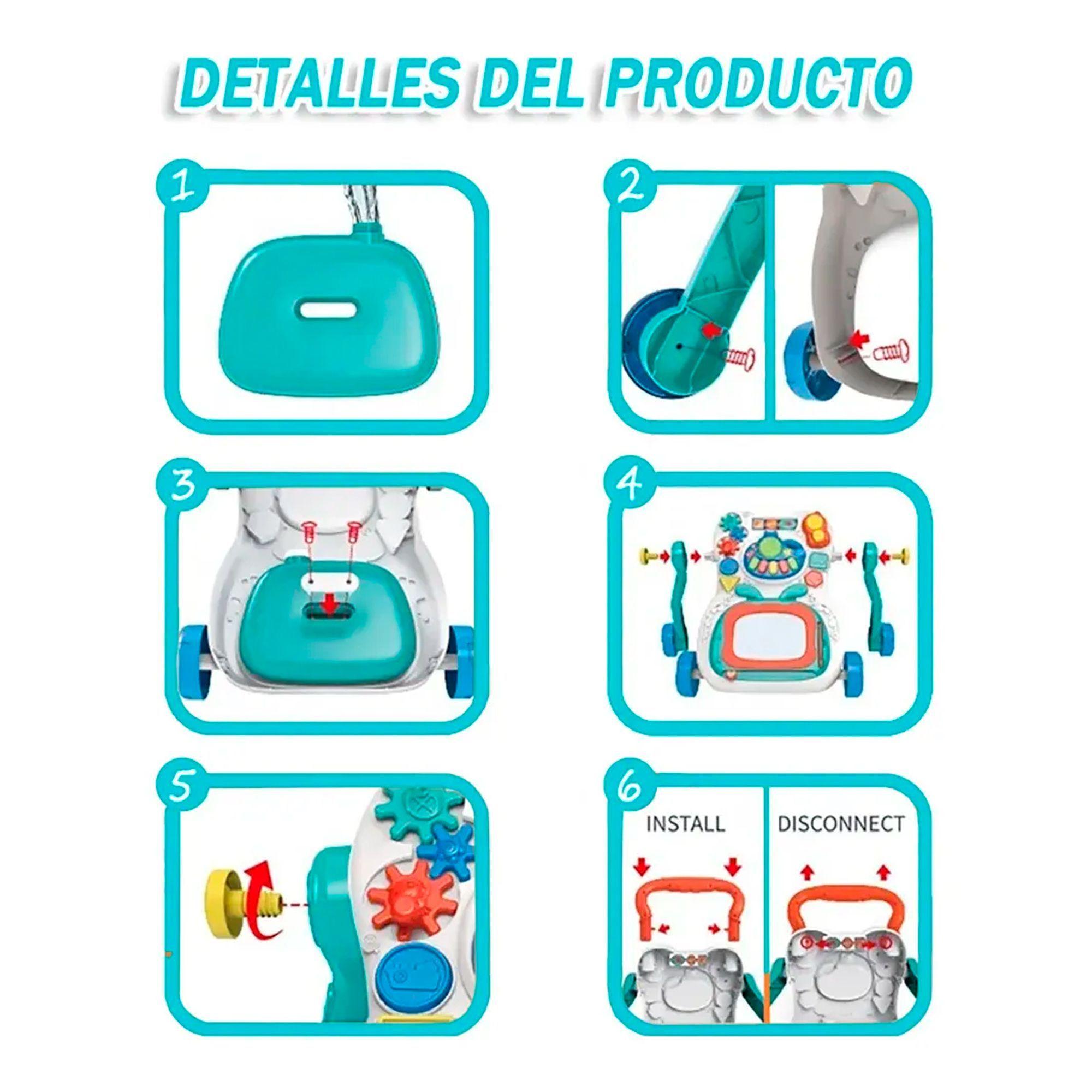 Caminador Para Bebe Musical De Juguete-4