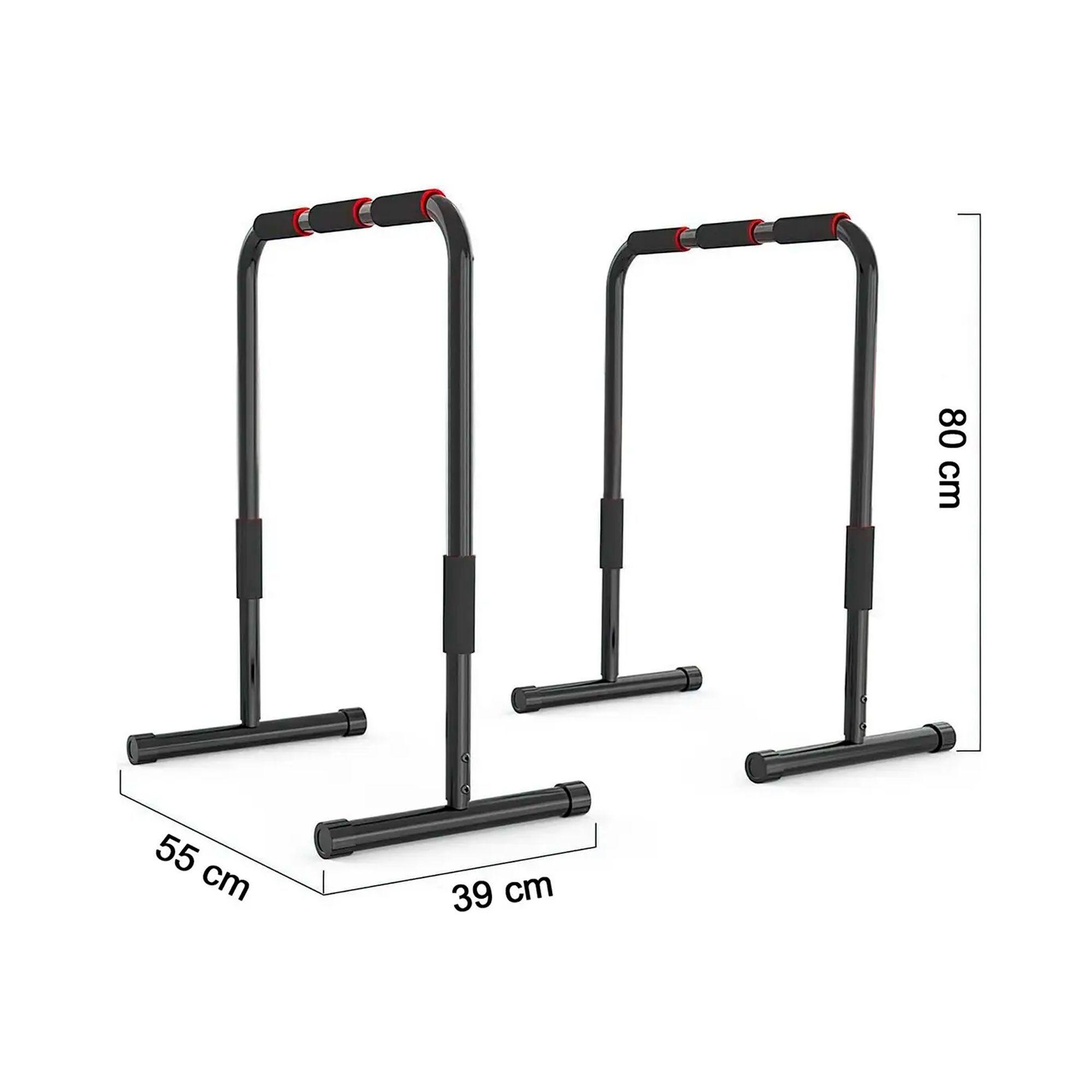 Barras Paralelas Calistenia Ajustables 80 90cm-5