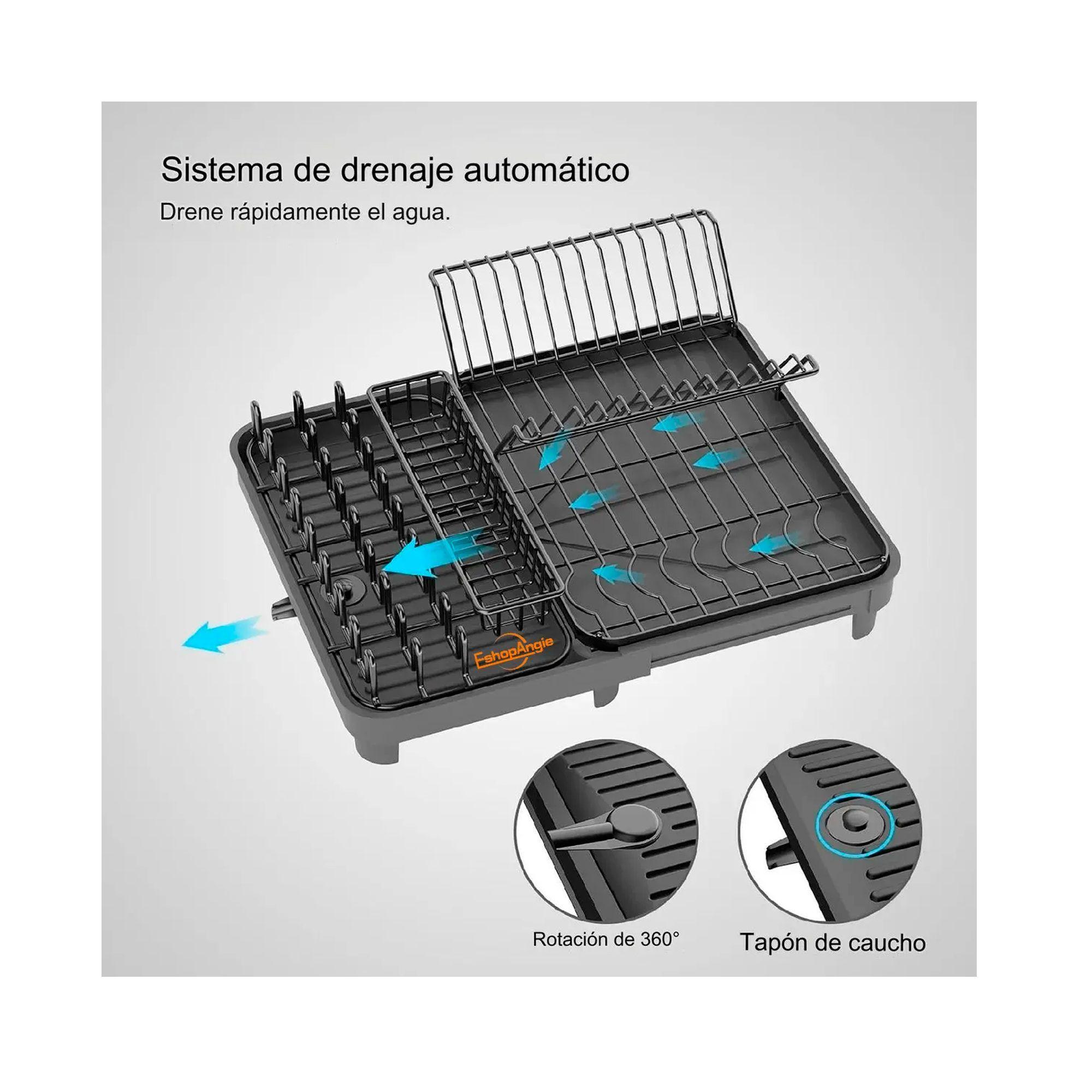 Escurridor De Platos Plegable Secaplatos Para Cocina-1