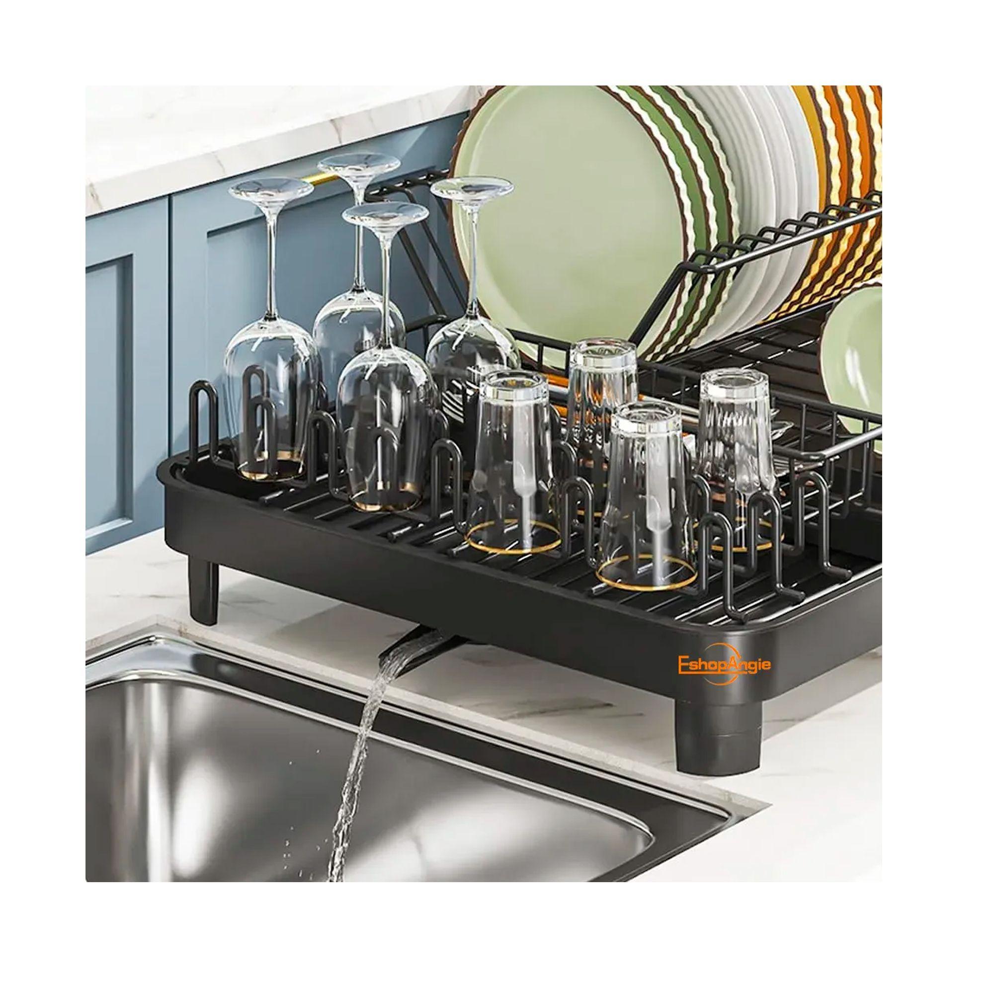 Escurridor De Platos Plegable Secaplatos Para Cocina-3