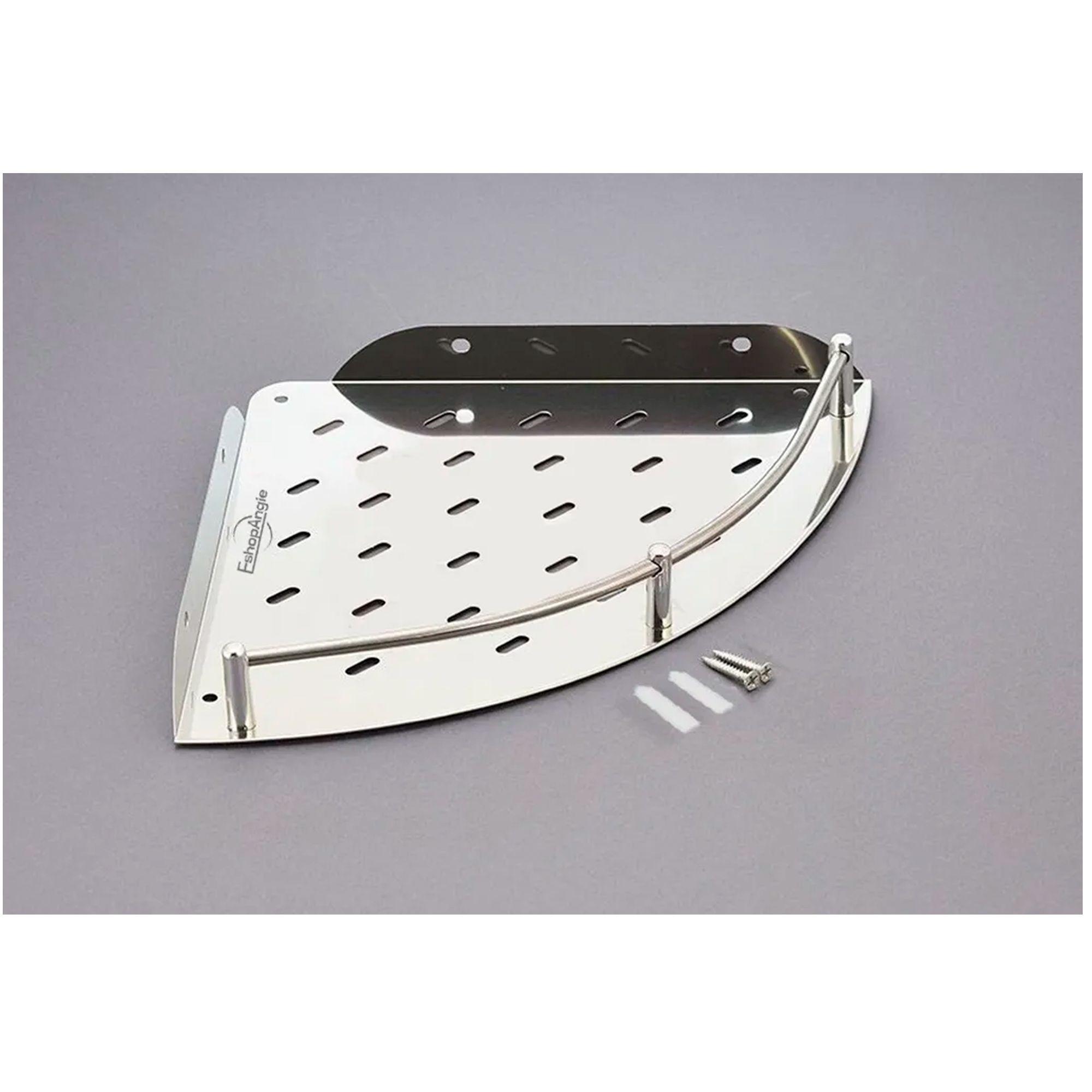 Set 4 Organizador Esquinero Ducha Acero Inoxidable Repisa-3