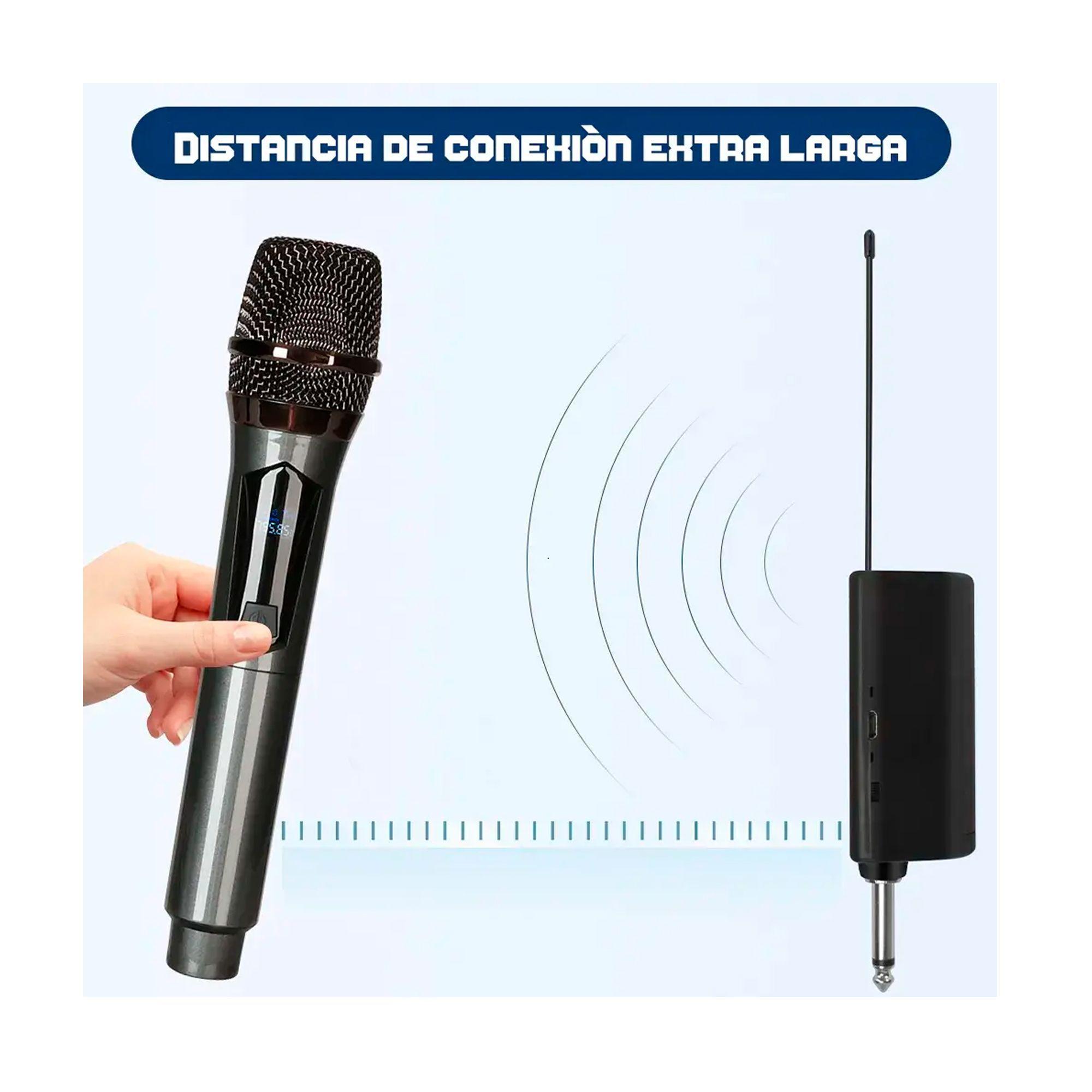 Microfono Inalambrico Profesional Karaoke Kit 2pcs-6