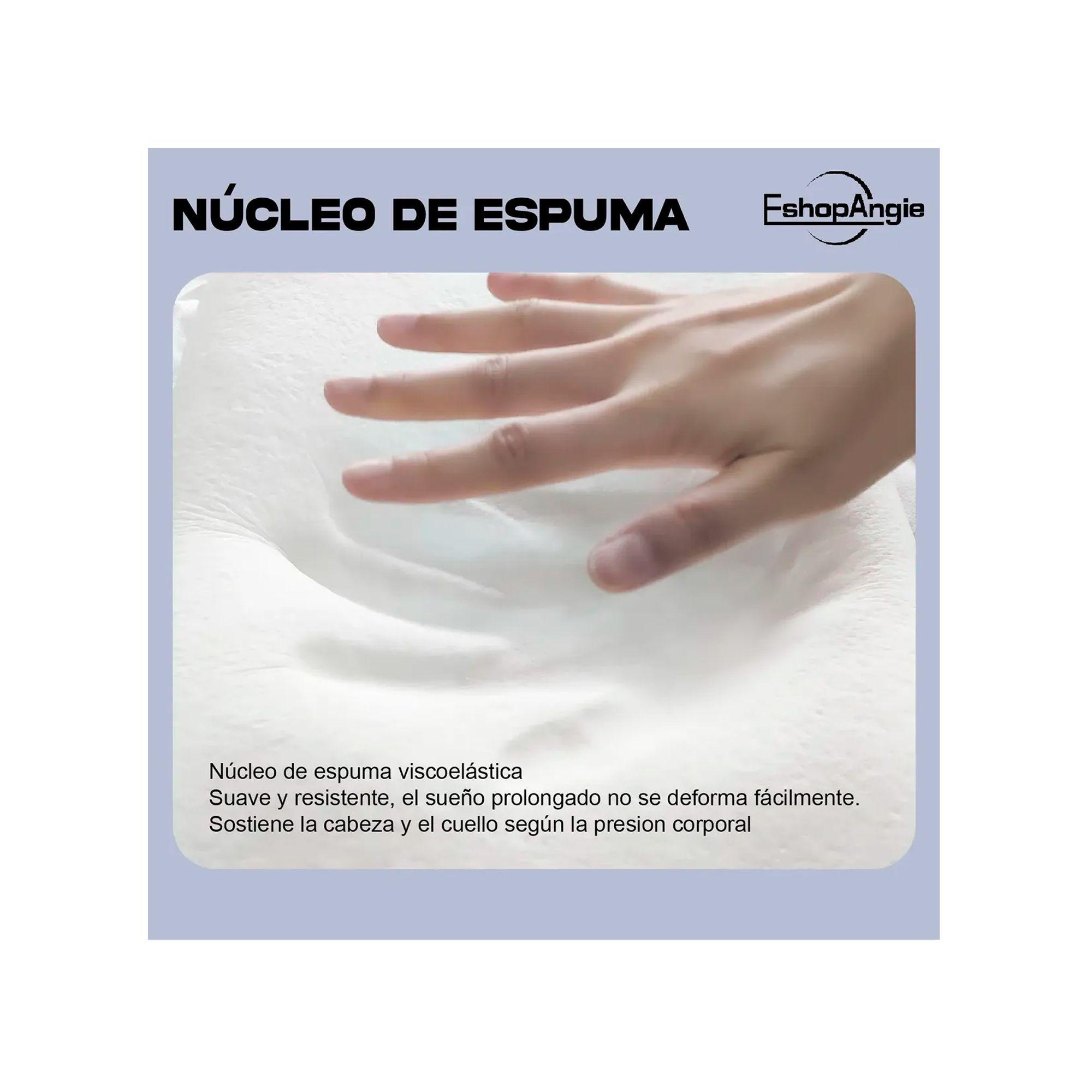 Almohada Viscoelástica Ergonómica Ortopédica Para Cuello-1