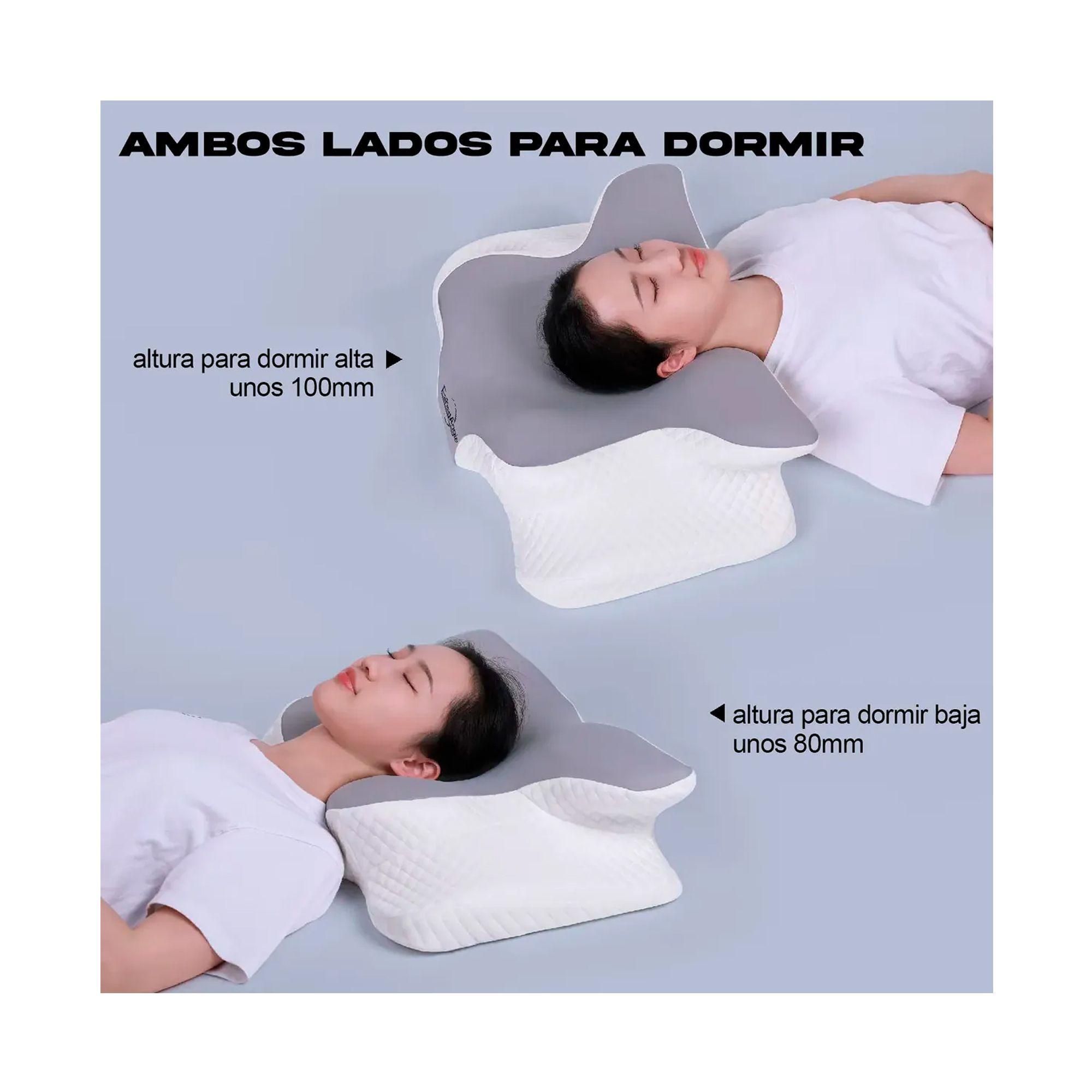 Almohada Viscoelástica Ergonómica Ortopédica Para Cuello-2
