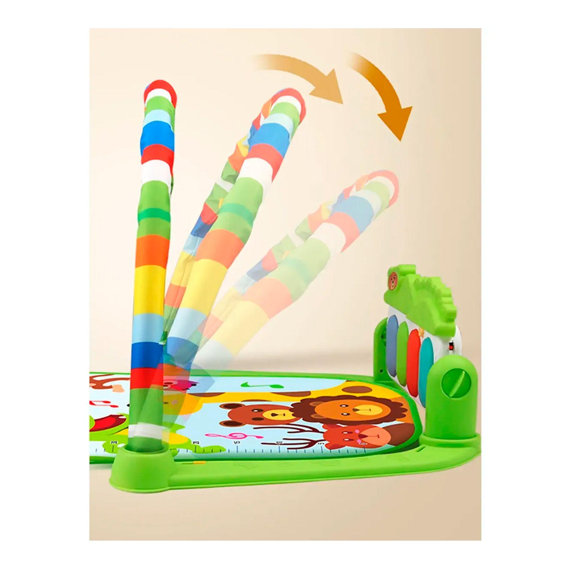 Alfombra Musical Con Piano Set Estimulación Para Bebe-2