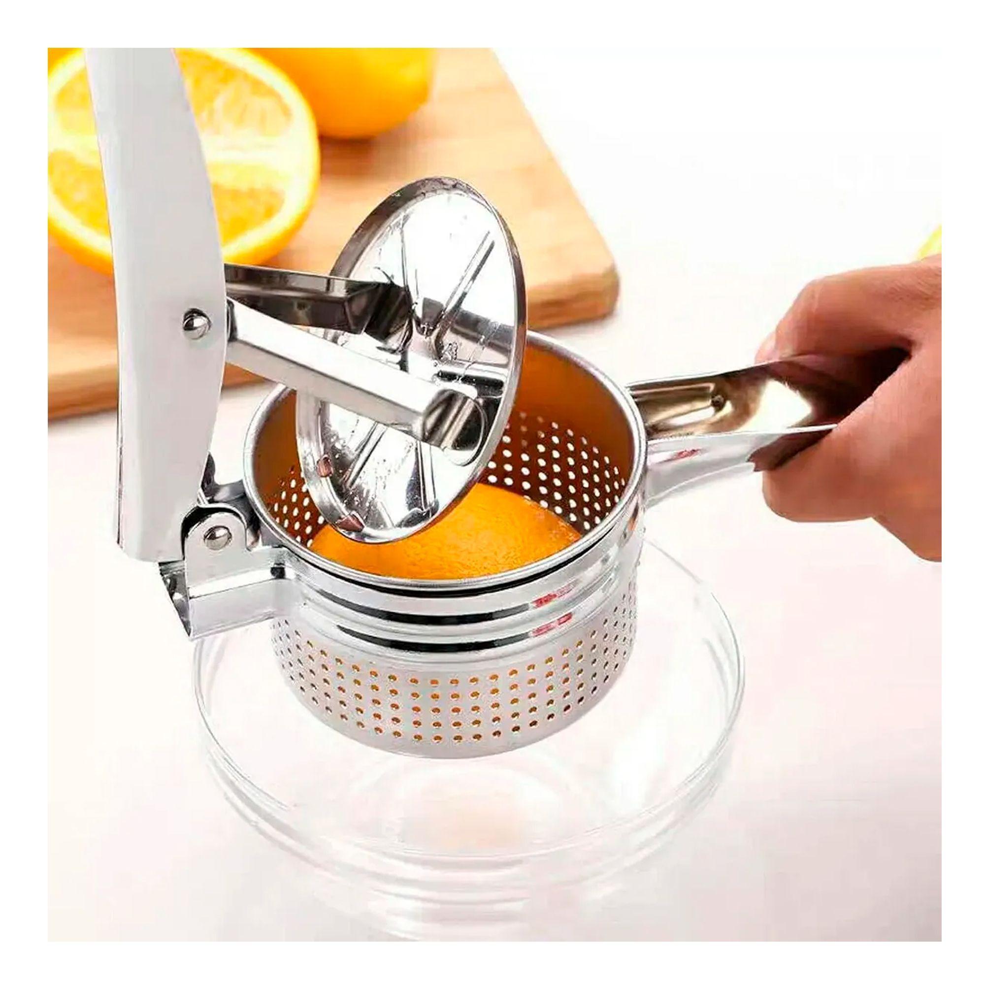 Prensa Papa Acero Inoxidable Moledor Pur Y Verduras Manual-5