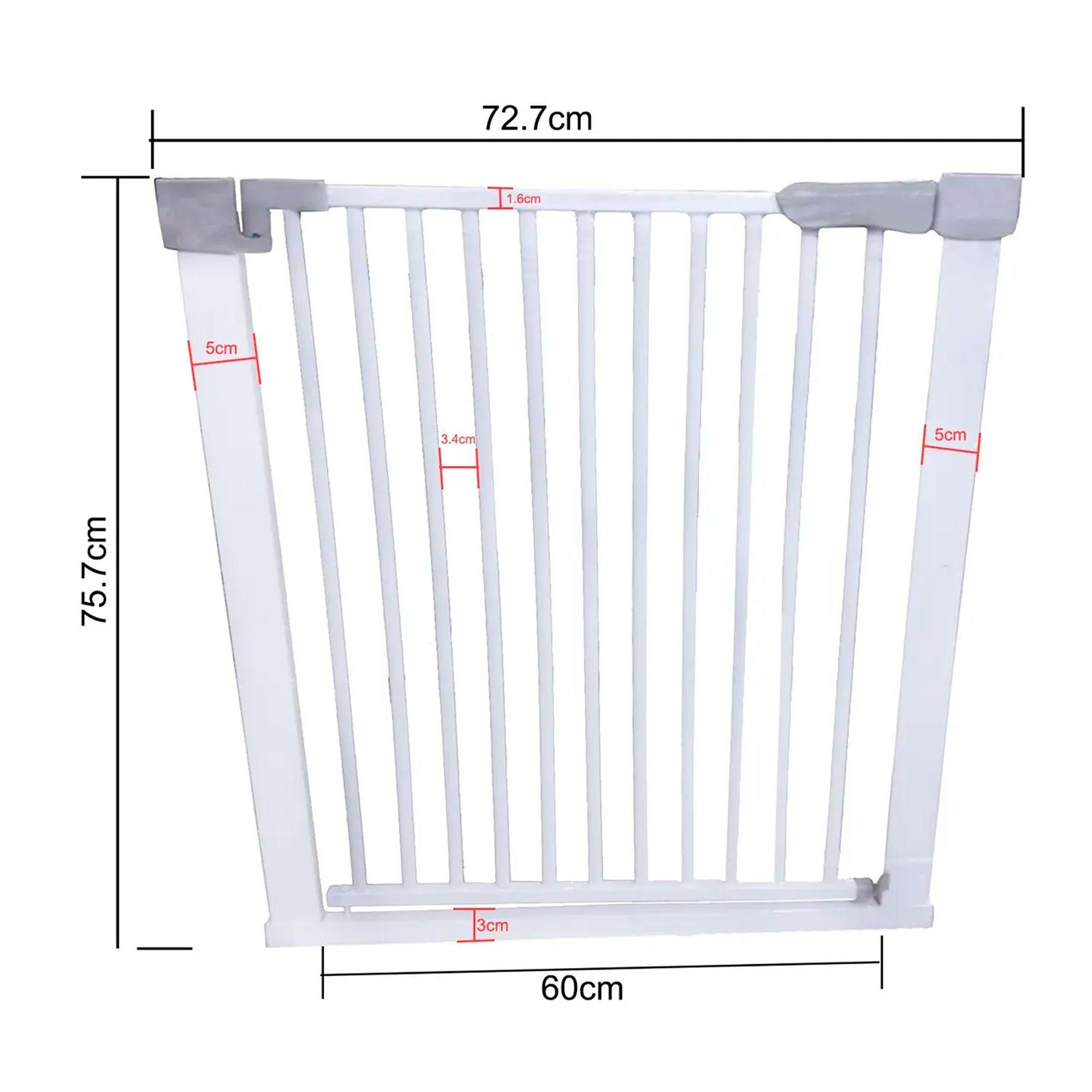 Reja Seguridad Escalera Puerta Ajustable Para Bebe-5