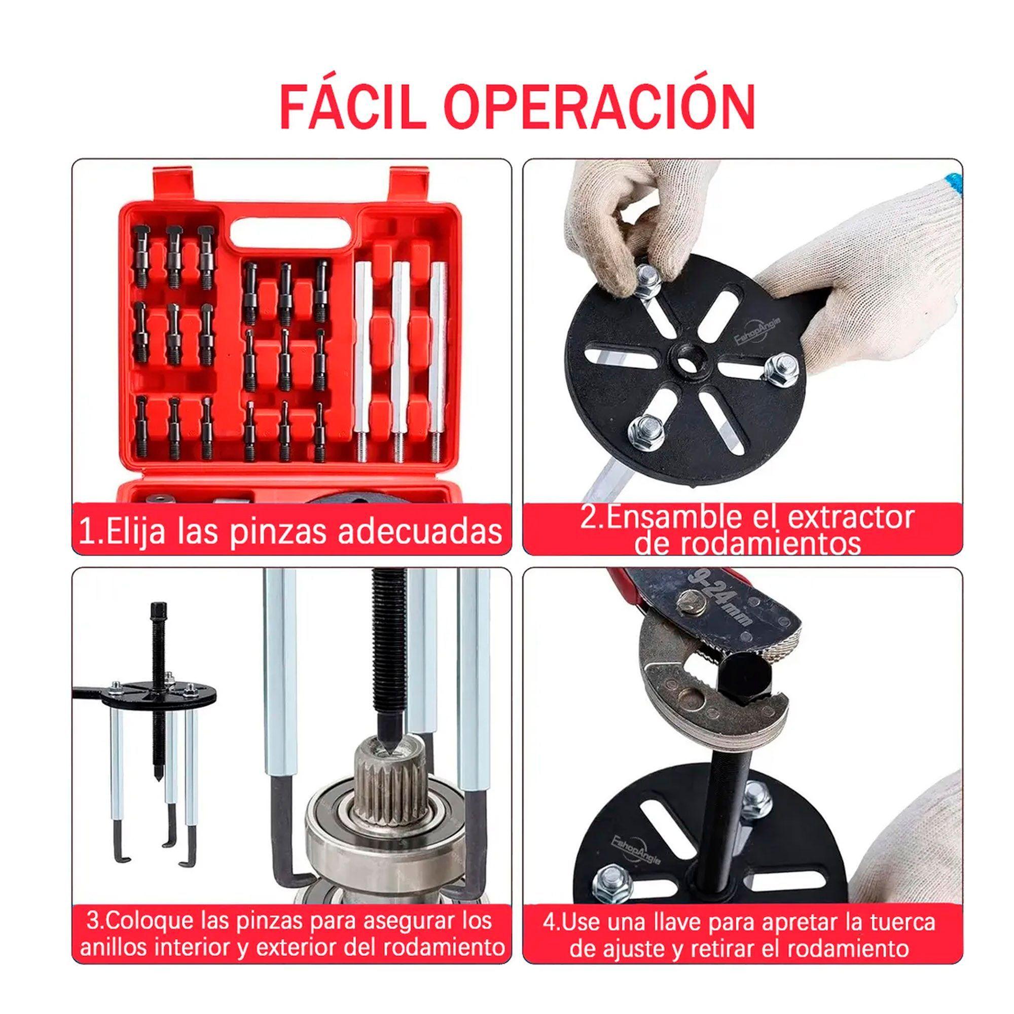 Extractor De Rodamiento Interno Universal Extractor 21 En 1-5