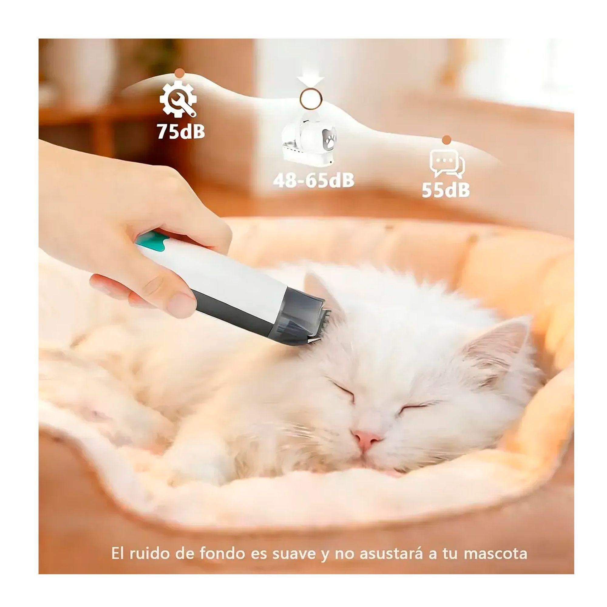 Kit Cortapelo Aspiradora Perros Gatos Aseo Mascotas 2 En 1-2