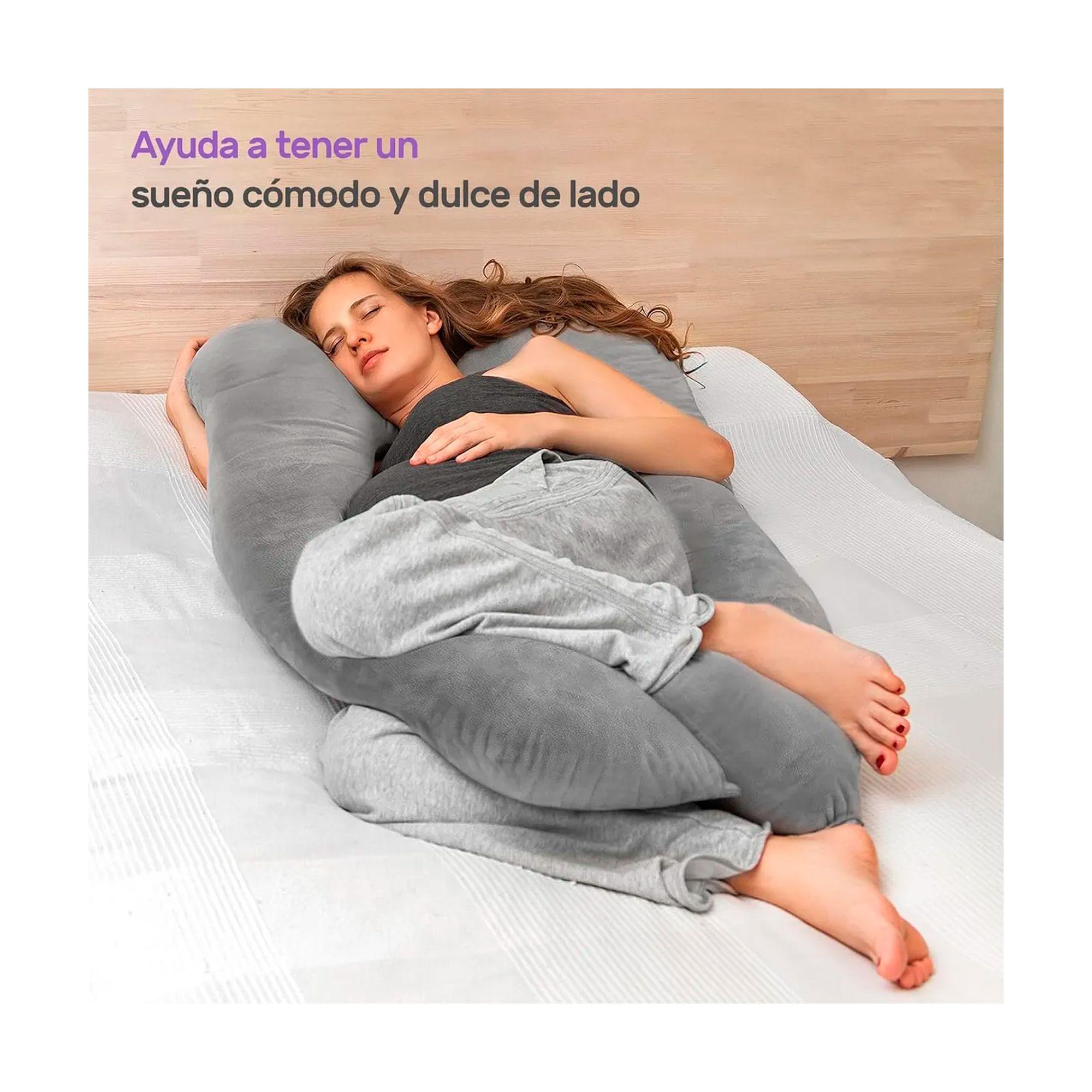 Cojin Almohada Maternal U Lactancia Con Funda Extra Suave-4