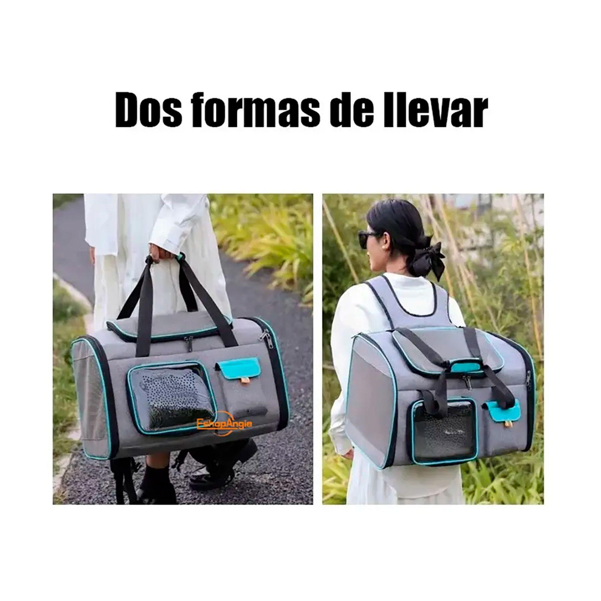 Bolso Transportador Para Mascota Viaje Mochila Transpirable-2