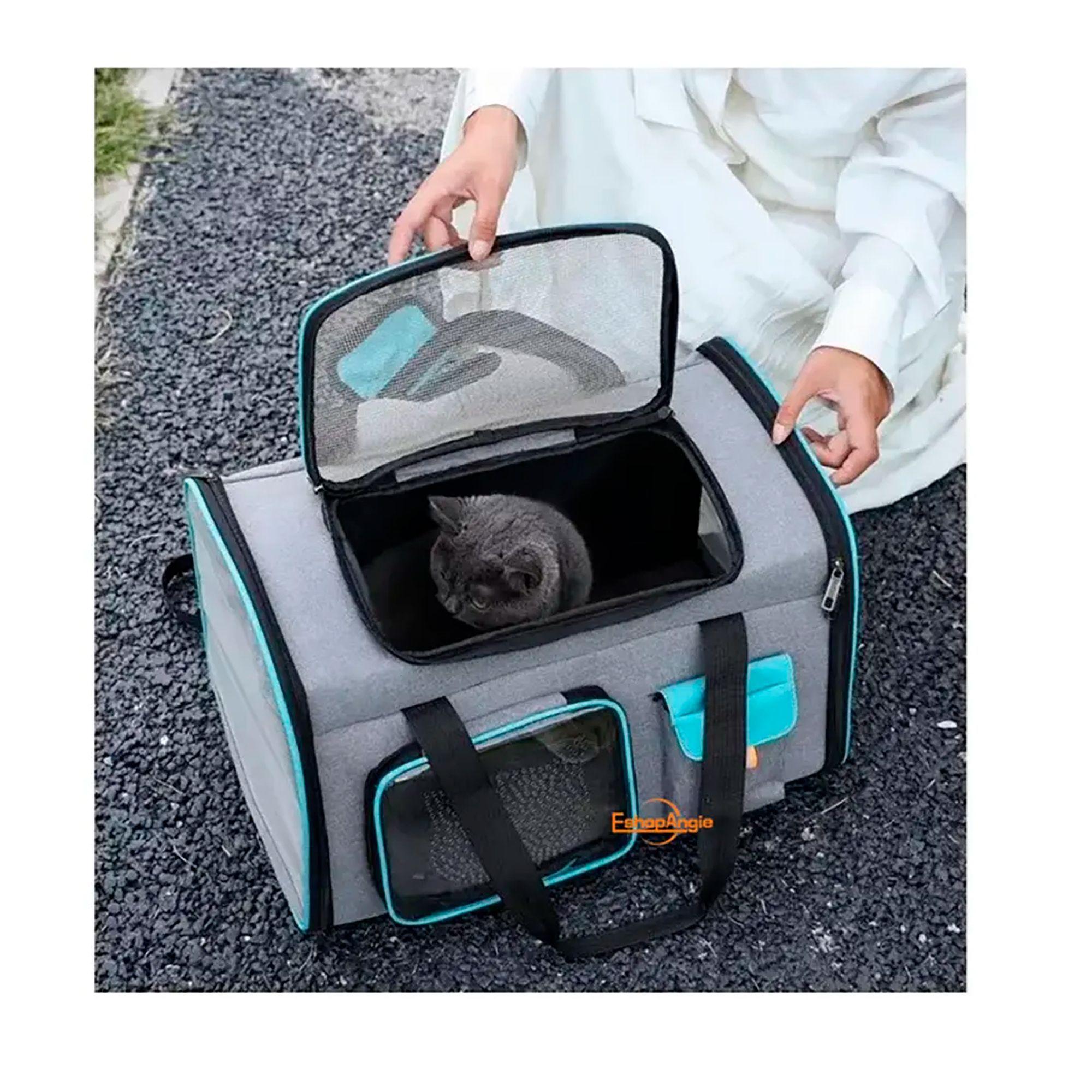 Bolso Transportador Para Mascota Viaje Mochila Transpirable-3